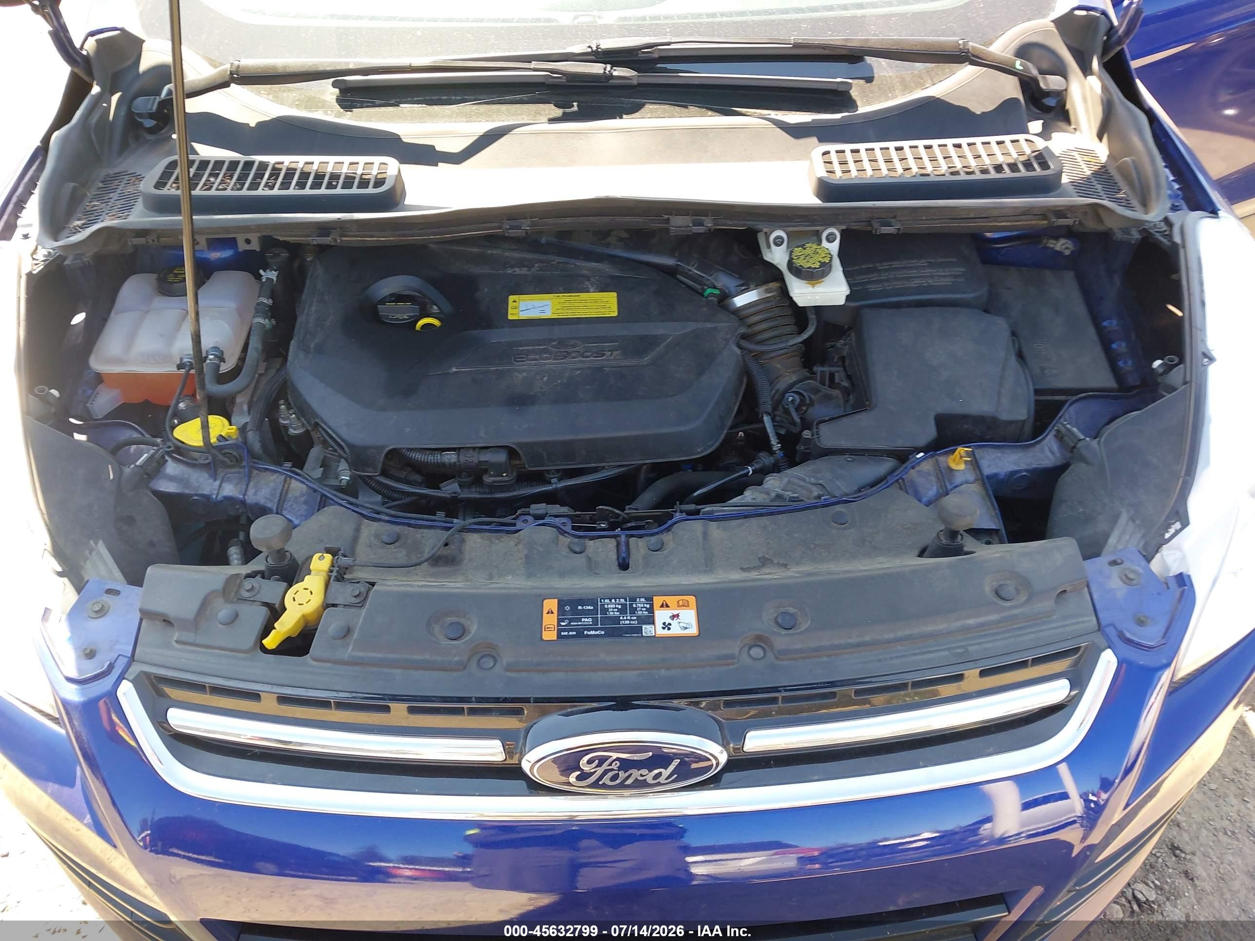 2014 Ford Escape Titanium Blue vin: 1FMCU9JX4EUC68997