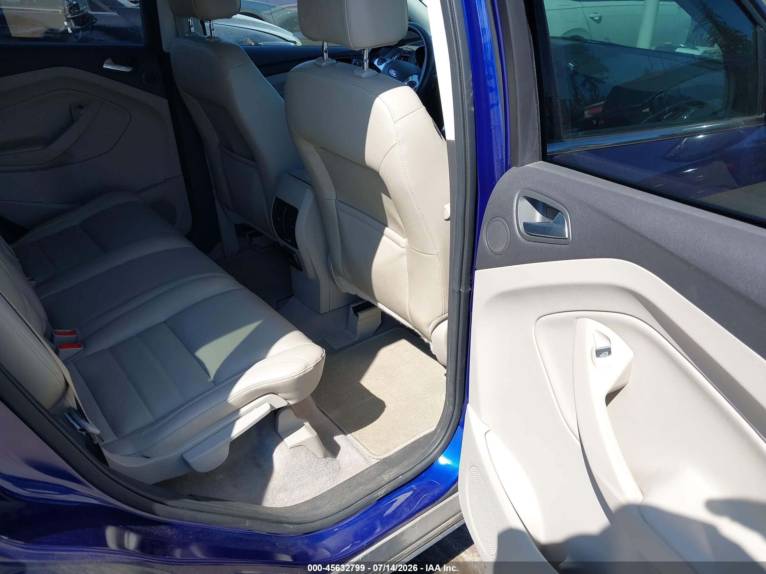 2014 Ford Escape Titanium Blue vin: 1FMCU9JX4EUC68997