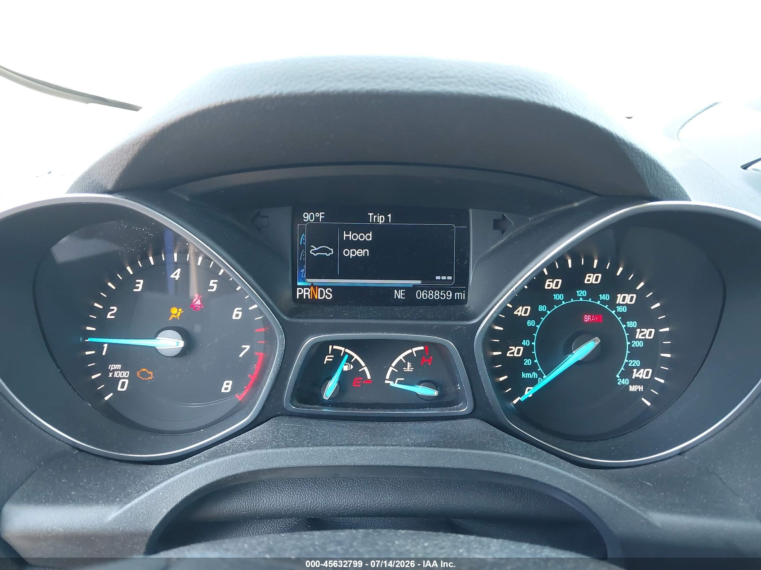 2014 Ford Escape Titanium Blue vin: 1FMCU9JX4EUC68997
