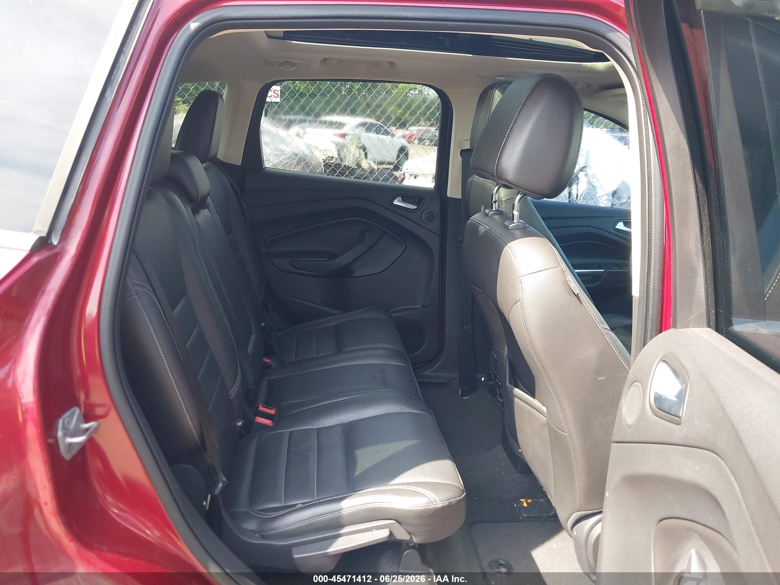 2014 Ford Escape Titanium Red vin: 1FMCU9JX5EUA18409