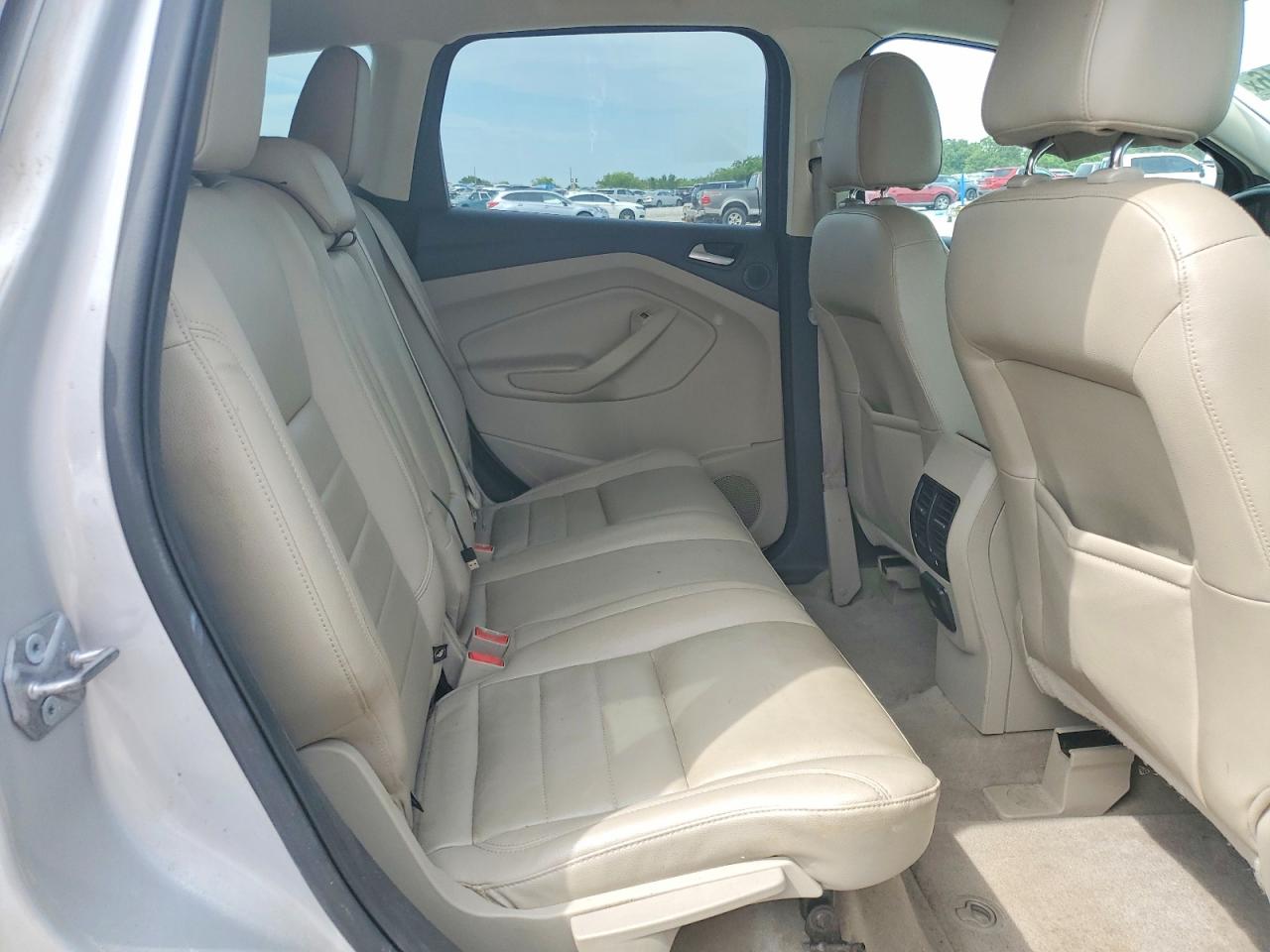 2014 Ford Escape Titanium Silver vin: 1FMCU9JX5EUB21345