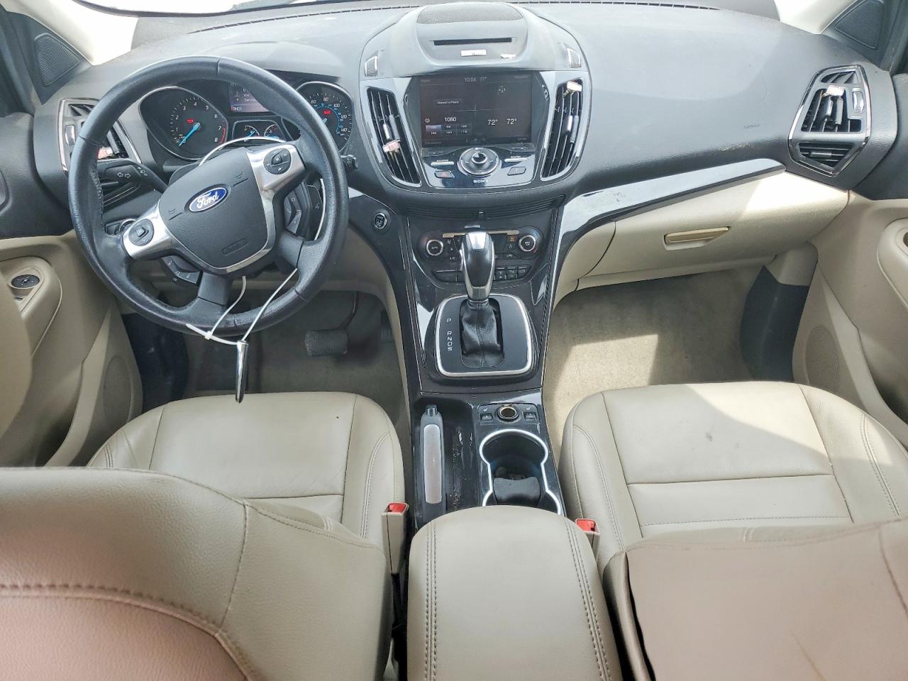 2014 Ford Escape Titanium Silver vin: 1FMCU9JX5EUB21345