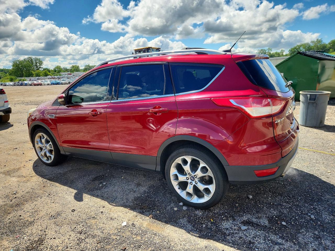 2014 Ford Escape Titanium Бордовый vin: 1FMCU9JX5EUB92156