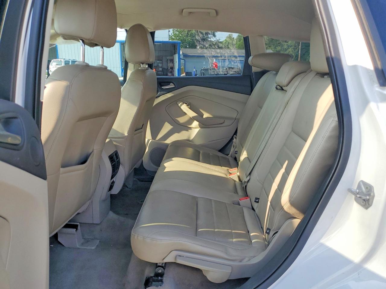 2014 Ford Escape Titanium White vin: 1FMCU9JX5EUB95963