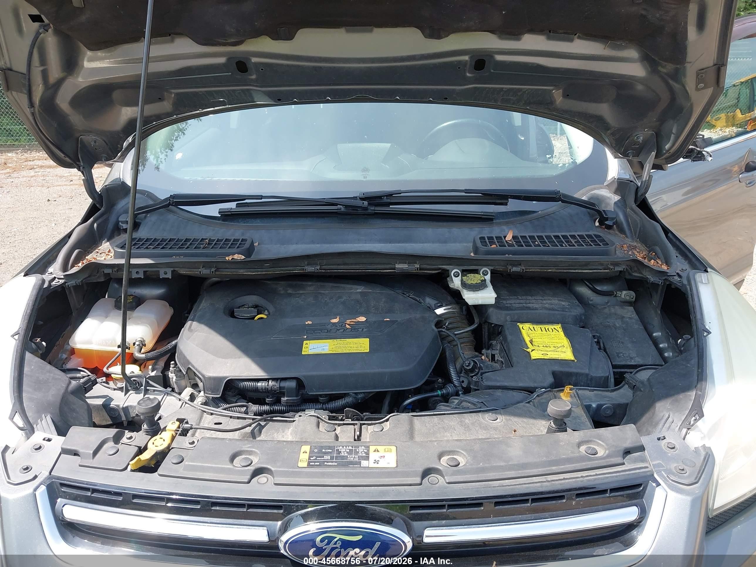 2014 Ford Escape Titanium Gray vin: 1FMCU9JX5EUD30259