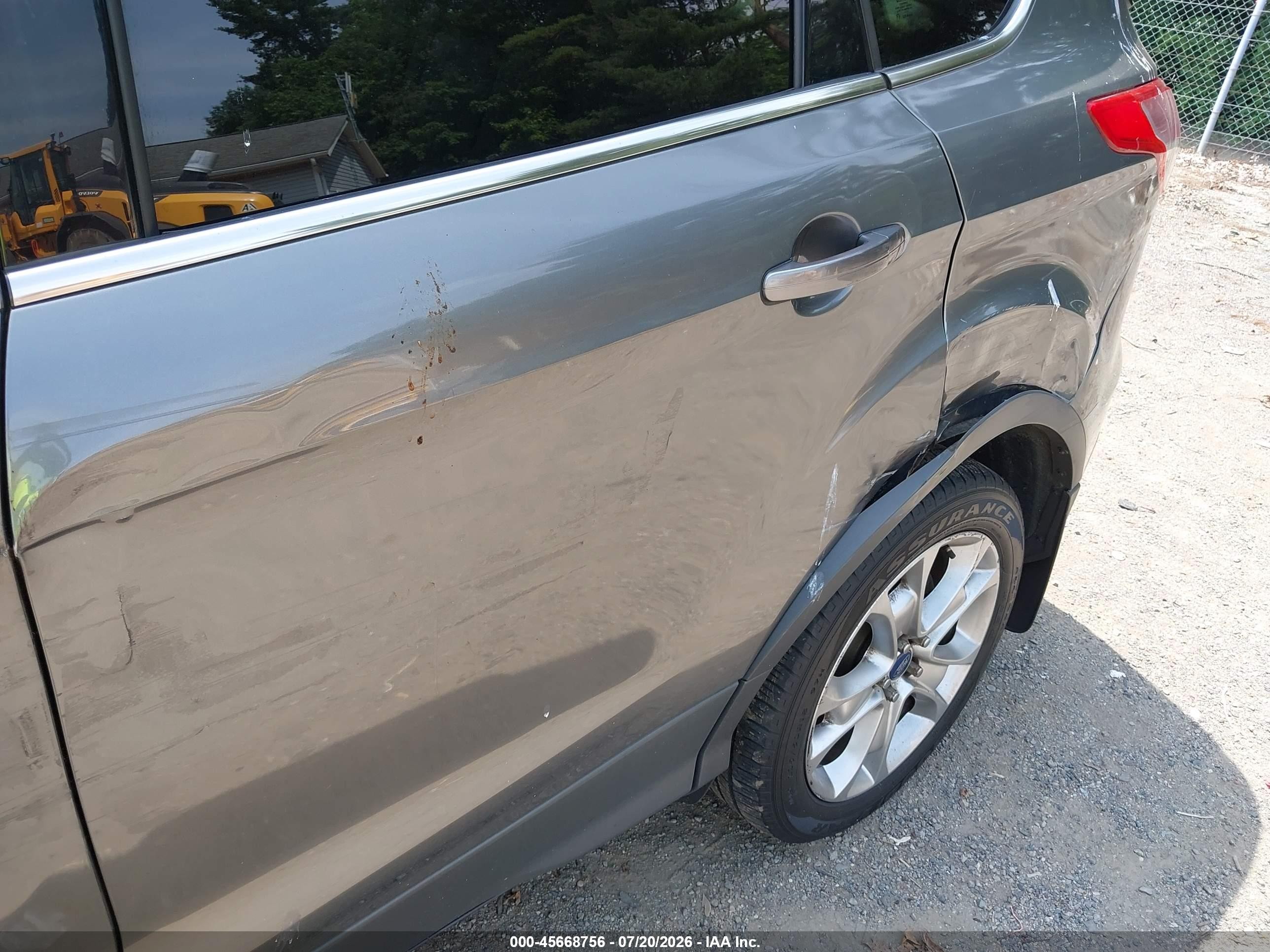 2014 Ford Escape Titanium Gray vin: 1FMCU9JX5EUD30259