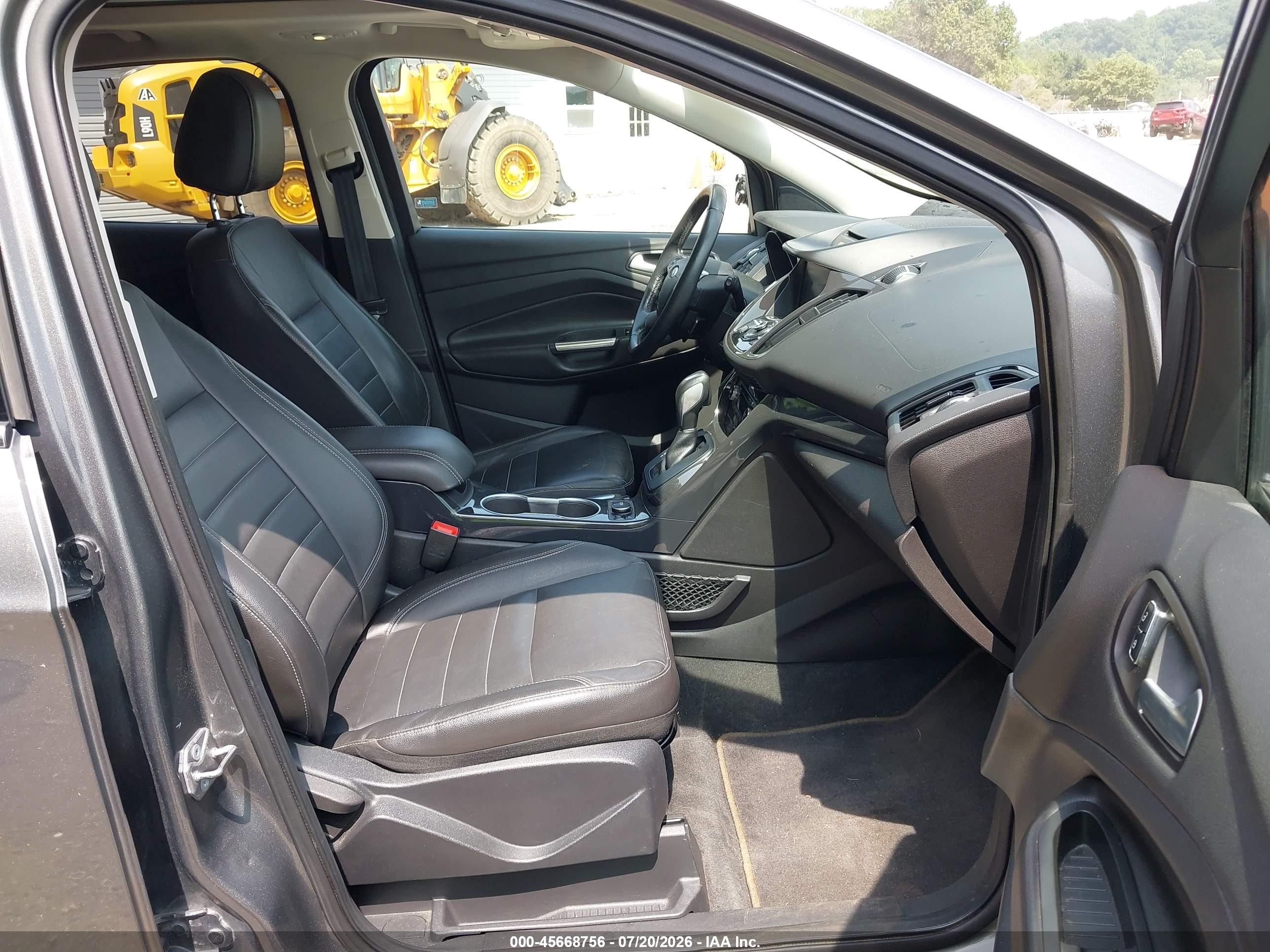 2014 Ford Escape Titanium Gray vin: 1FMCU9JX5EUD30259