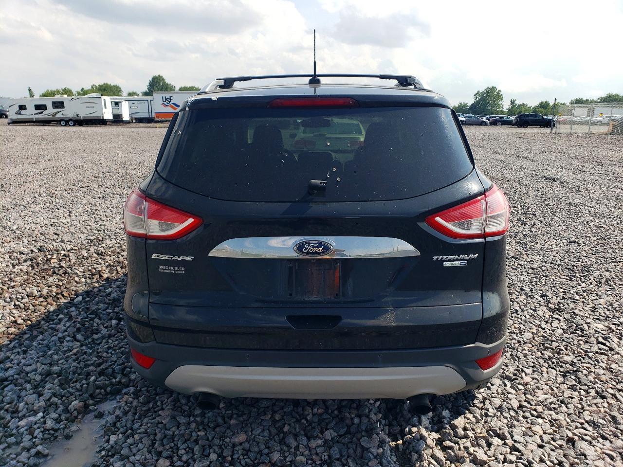 2014 Ford Escape Titanium Black vin: 1FMCU9JX5EUD71457