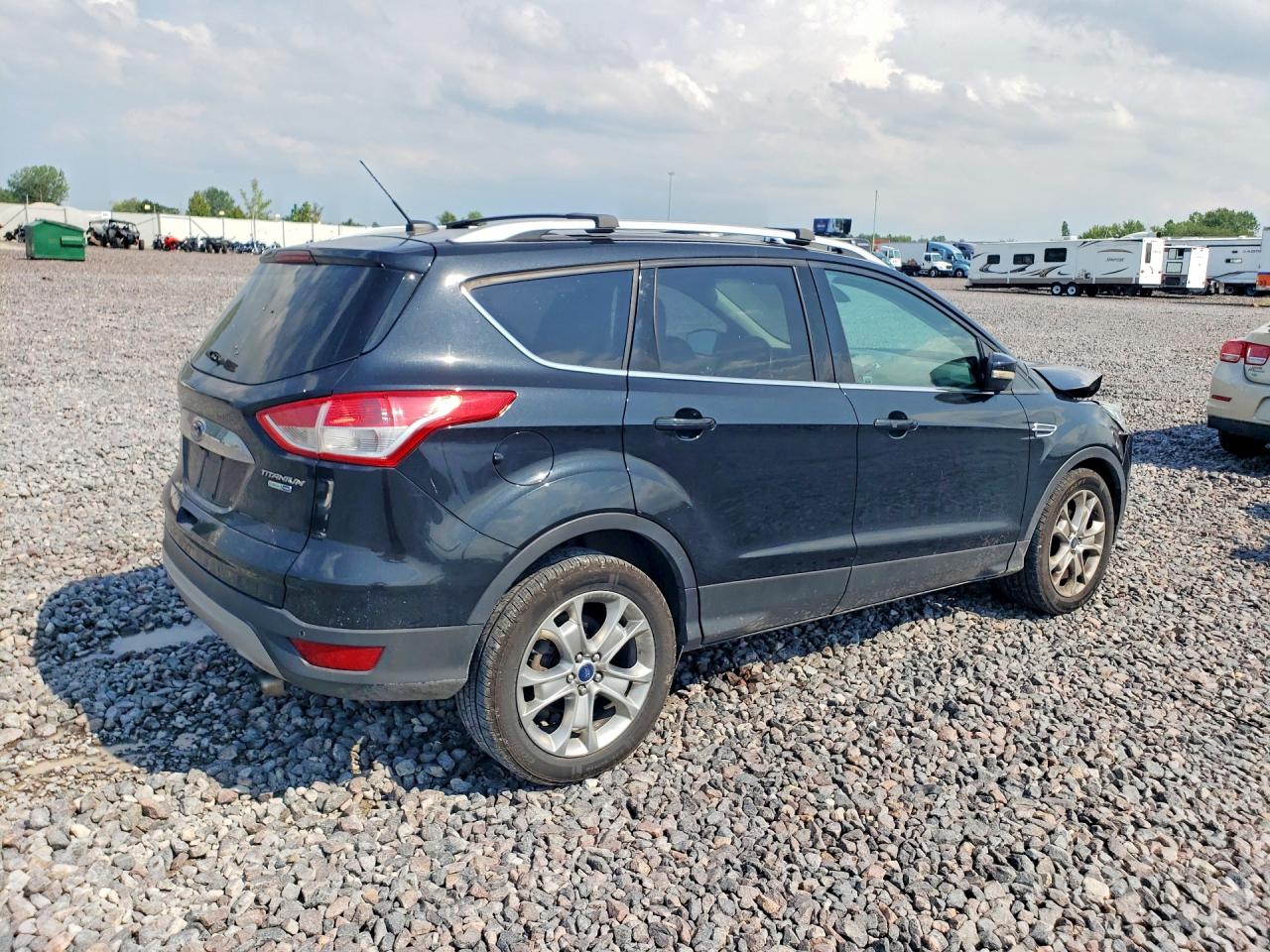2014 Ford Escape Titanium Black vin: 1FMCU9JX5EUD71457