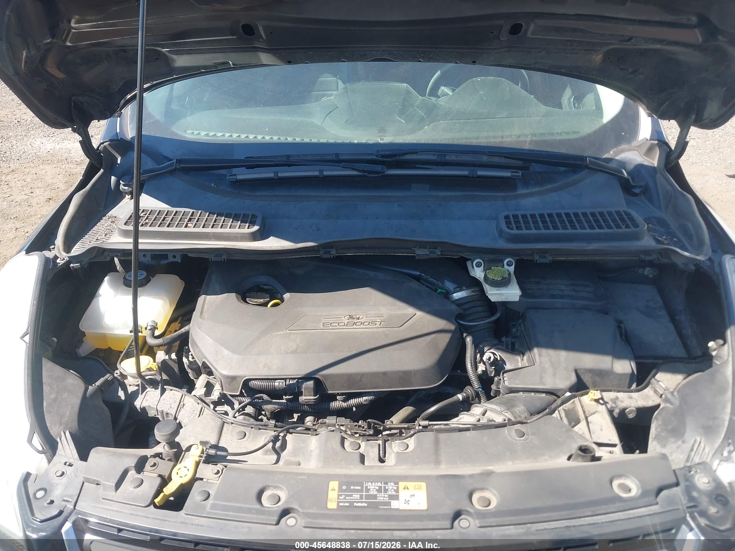 2014 Ford Escape Titanium Черный vin: 1FMCU9JX5EUE10726