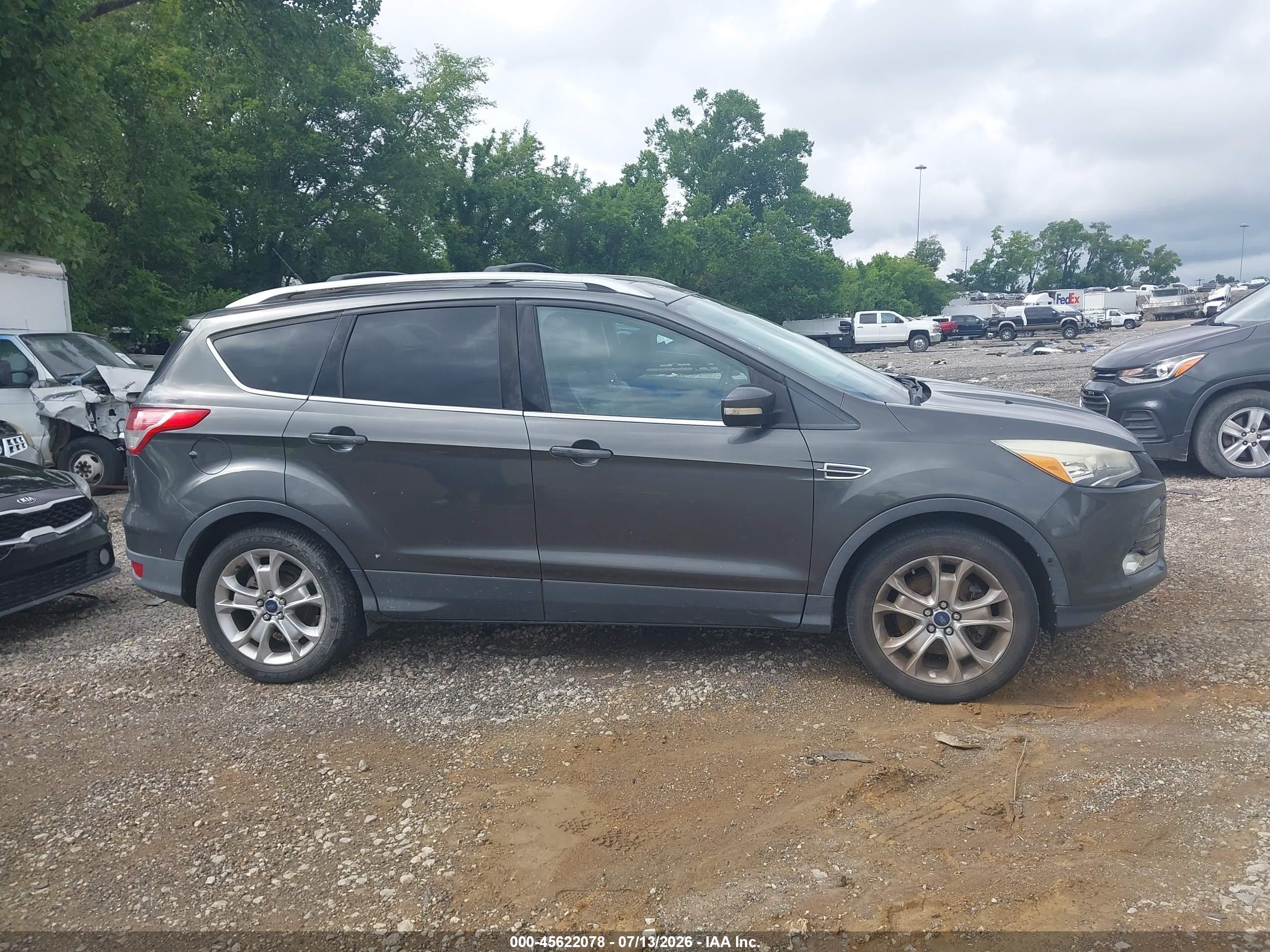 2015 Ford Escape Titanium Gray vin: 1FMCU9JX5FUA97131