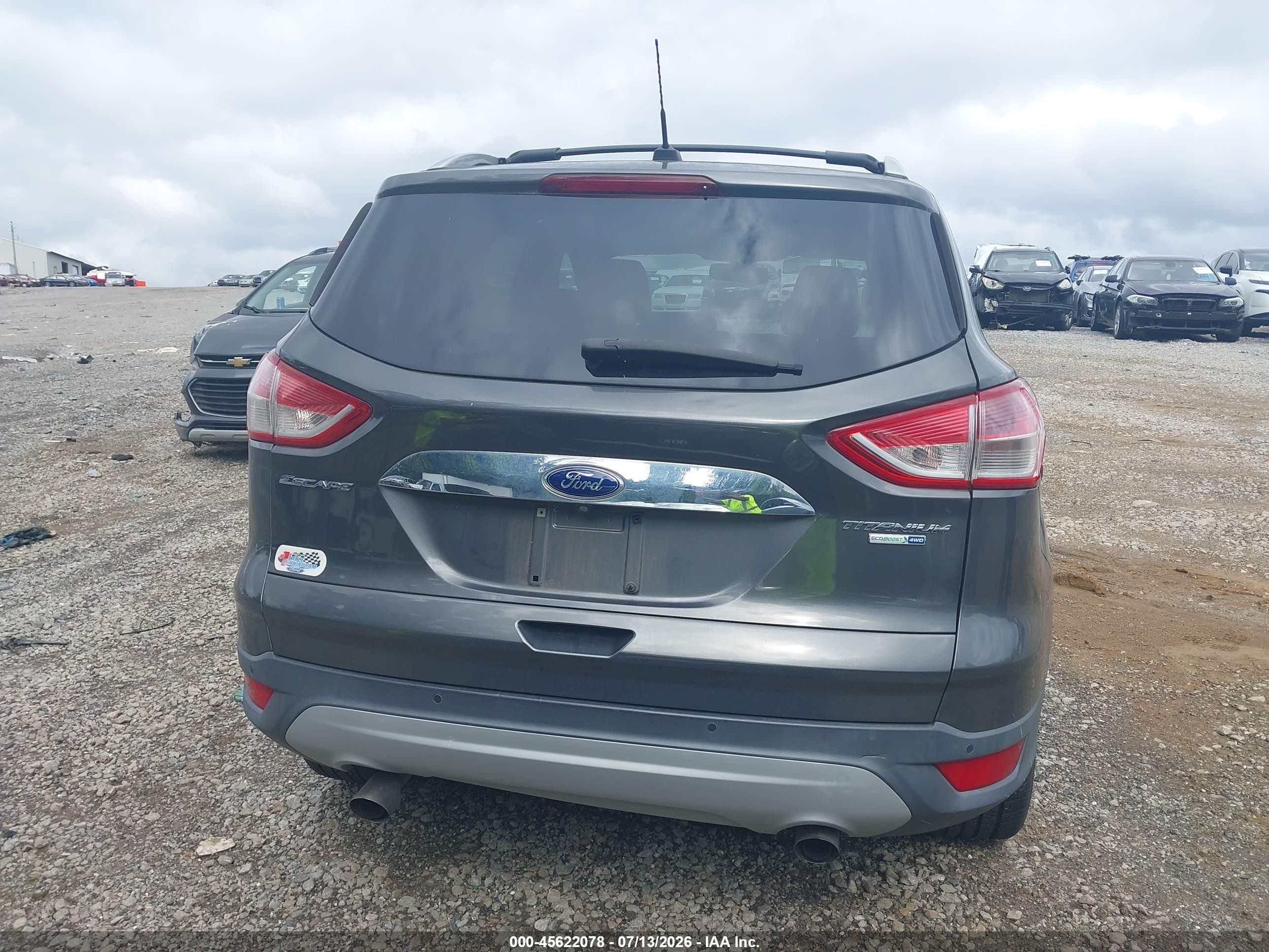 2015 Ford Escape Titanium Gray vin: 1FMCU9JX5FUA97131