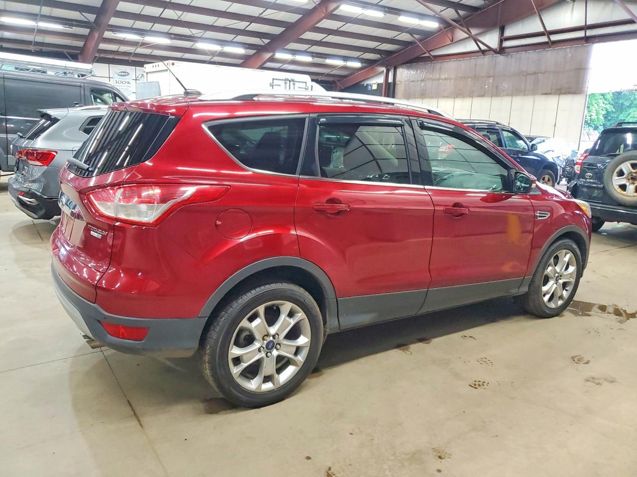 2015 Ford Escape Titanium Бордовый vin: 1FMCU9JX5FUB03672