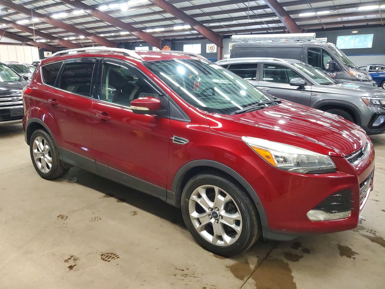 2015 Ford Escape Titanium Бордовый vin: 1FMCU9JX5FUB03672
