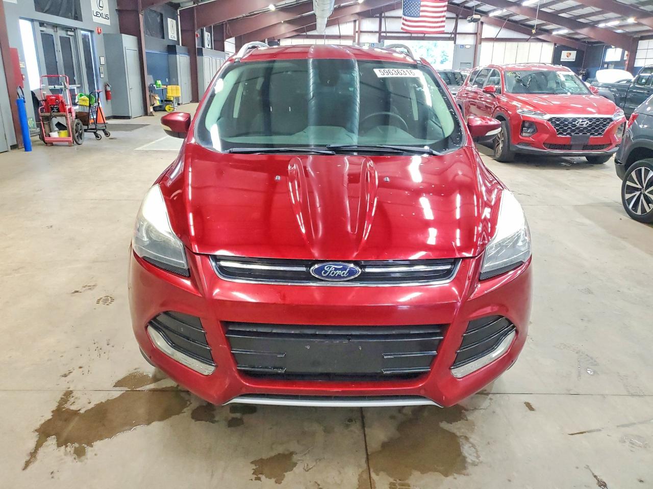 2015 Ford Escape Titanium Бордовый vin: 1FMCU9JX5FUB03672