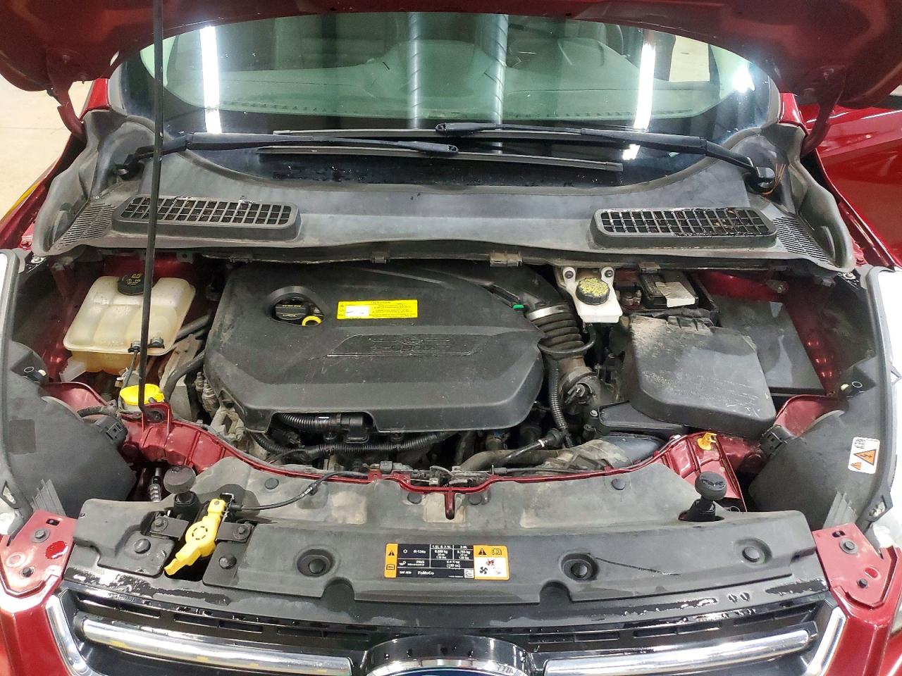 2015 Ford Escape Titanium Бордовый vin: 1FMCU9JX5FUB03672