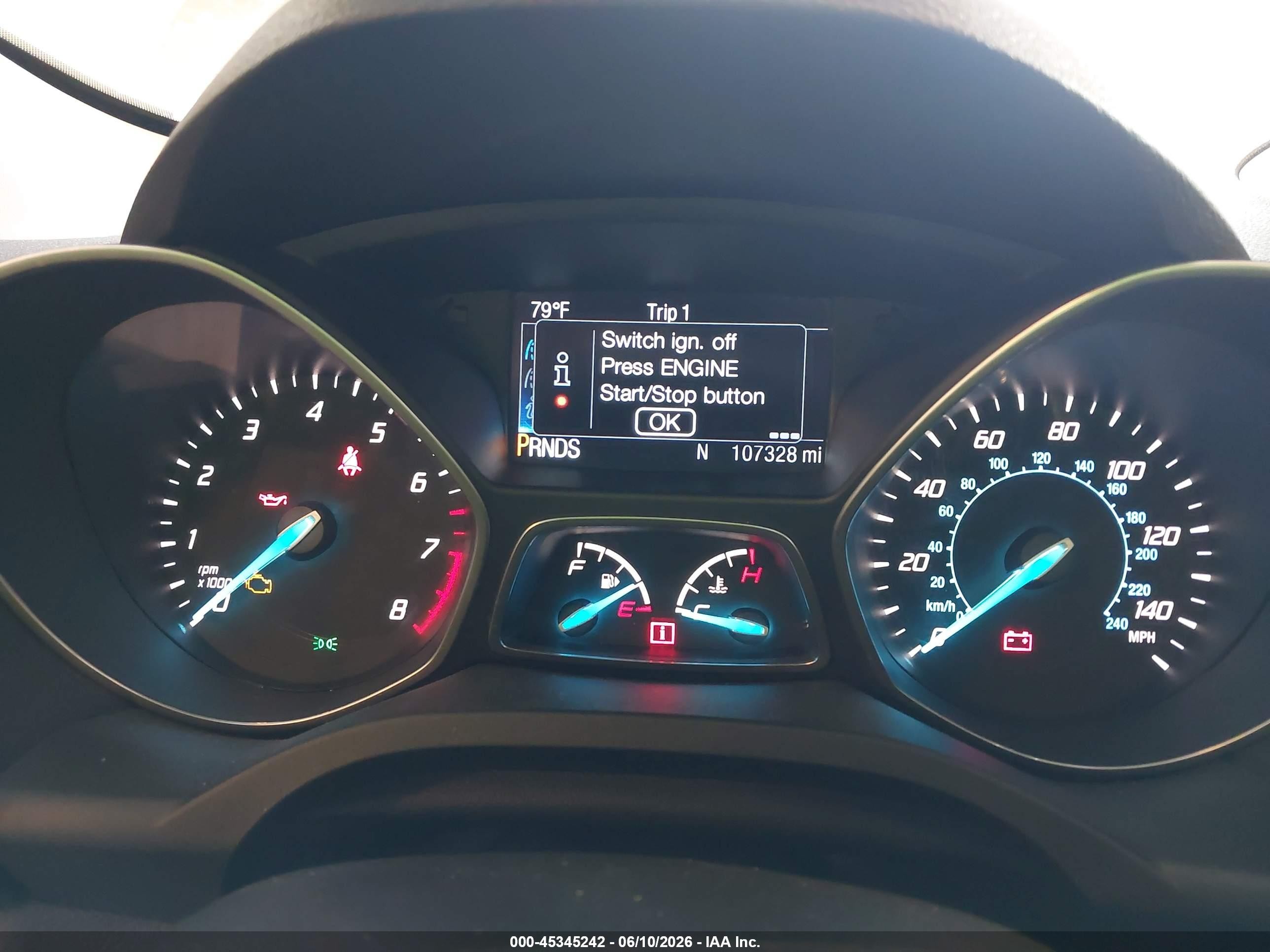 2015 Ford Escape Titanium Silver vin: 1FMCU9JX5FUB92482