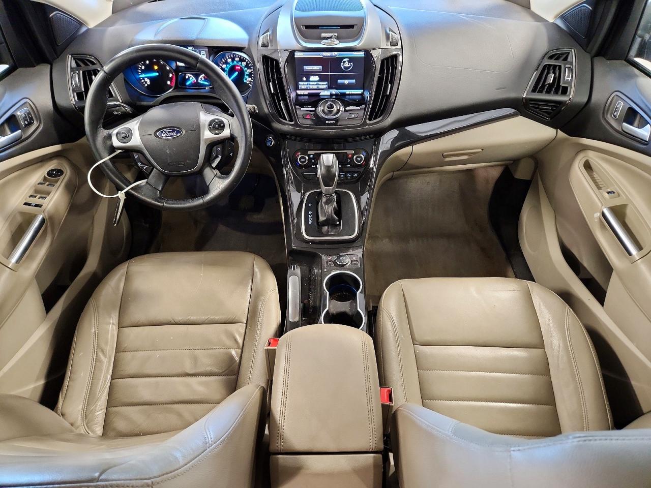2014 Ford Escape Titanium Tan vin: 1FMCU9JX6EUA13610