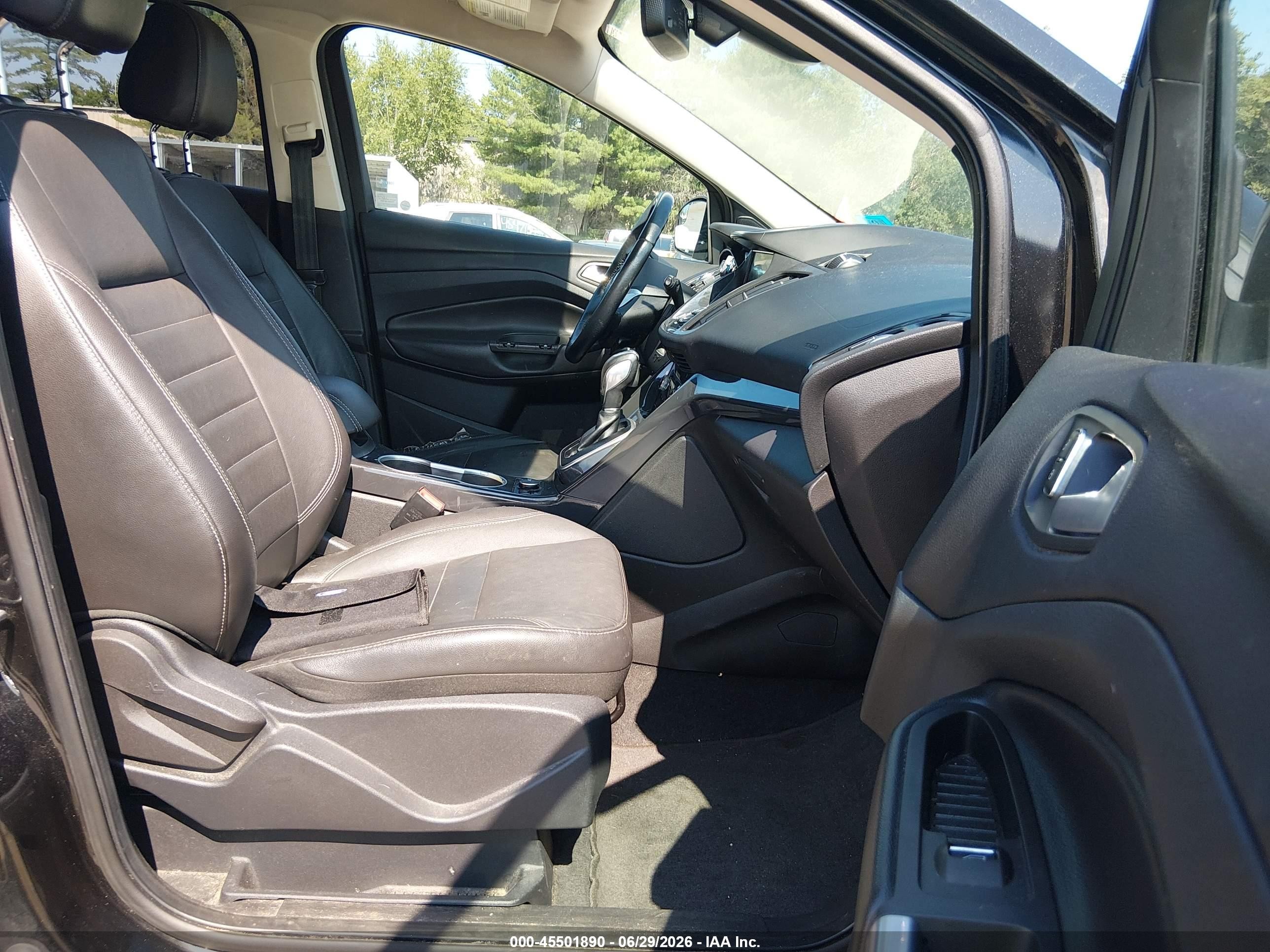 2014 Ford Escape Titanium Black vin: 1FMCU9JX6EUB19698