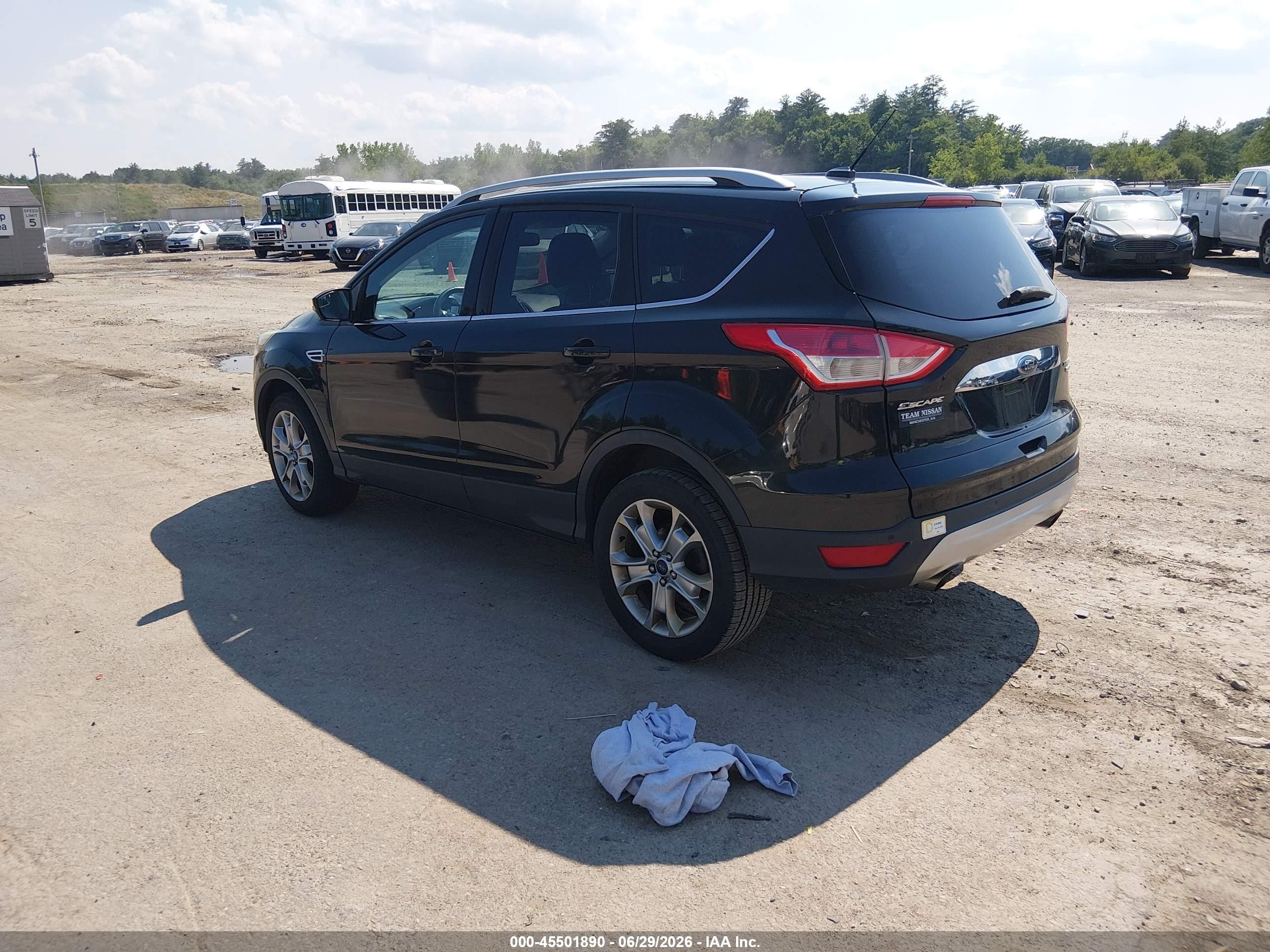2014 Ford Escape Titanium Black vin: 1FMCU9JX6EUB19698