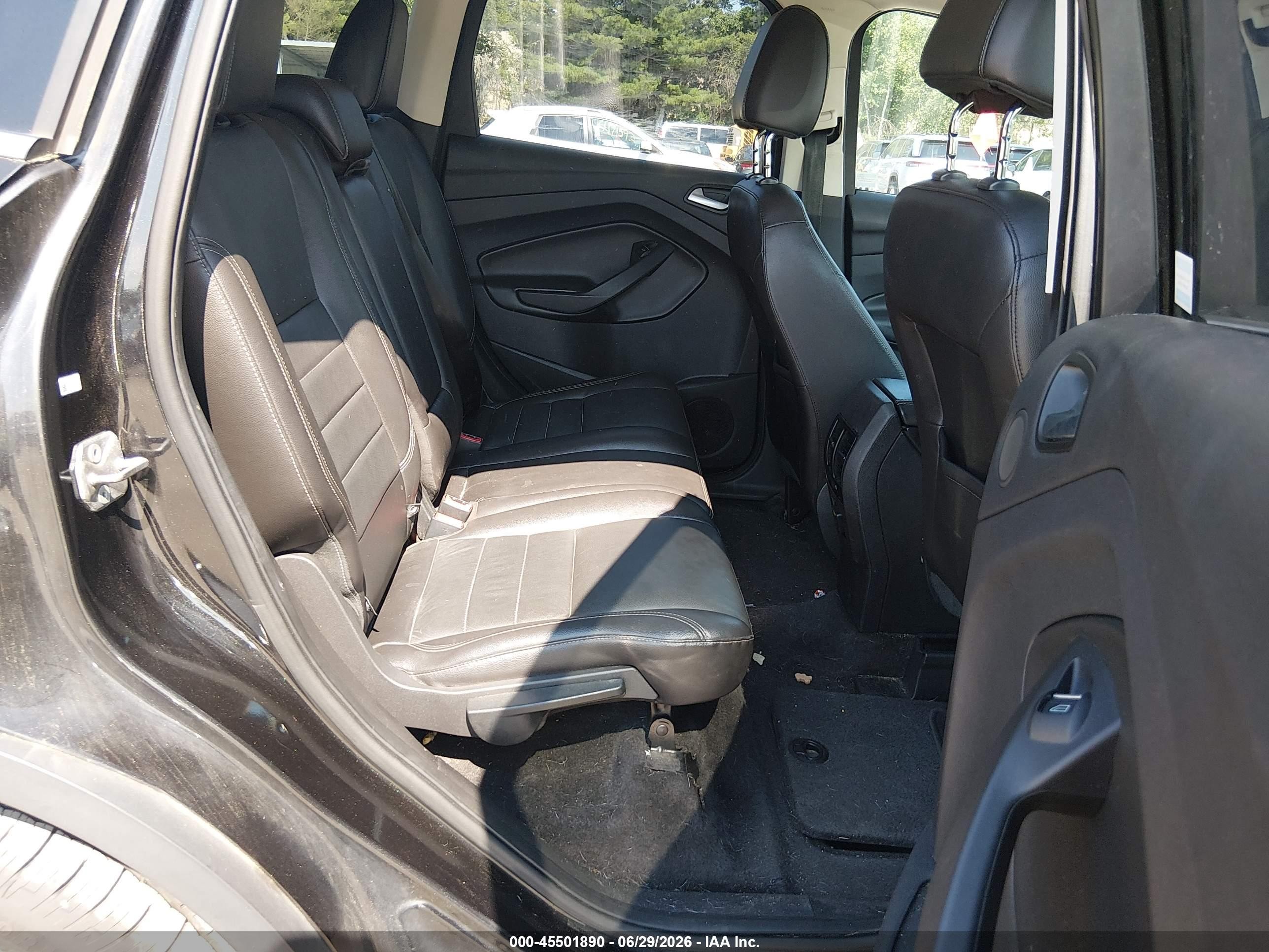 2014 Ford Escape Titanium Black vin: 1FMCU9JX6EUB19698