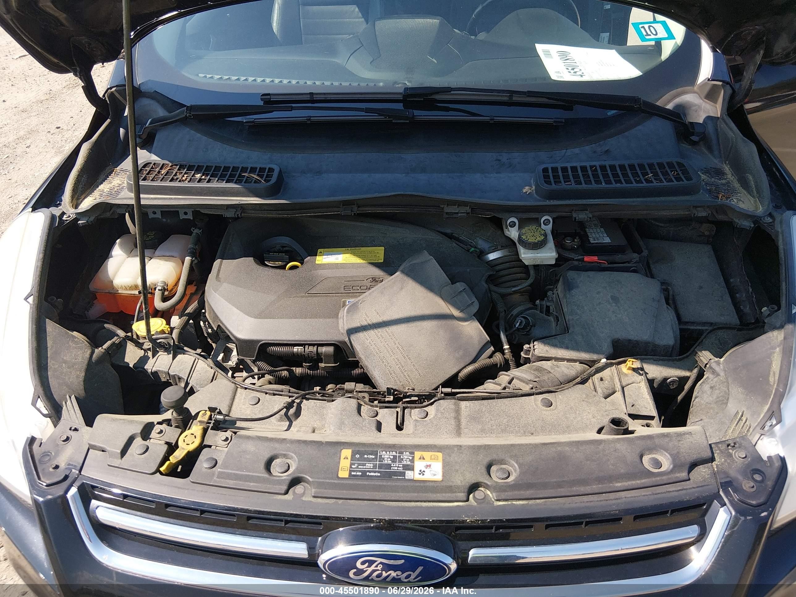 2014 Ford Escape Titanium Black vin: 1FMCU9JX6EUB19698