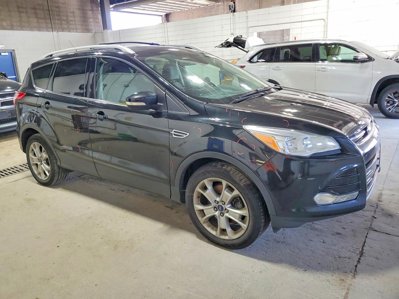 2014 Ford Escape Titanium Gray vin: 1FMCU9JX6EUB46965