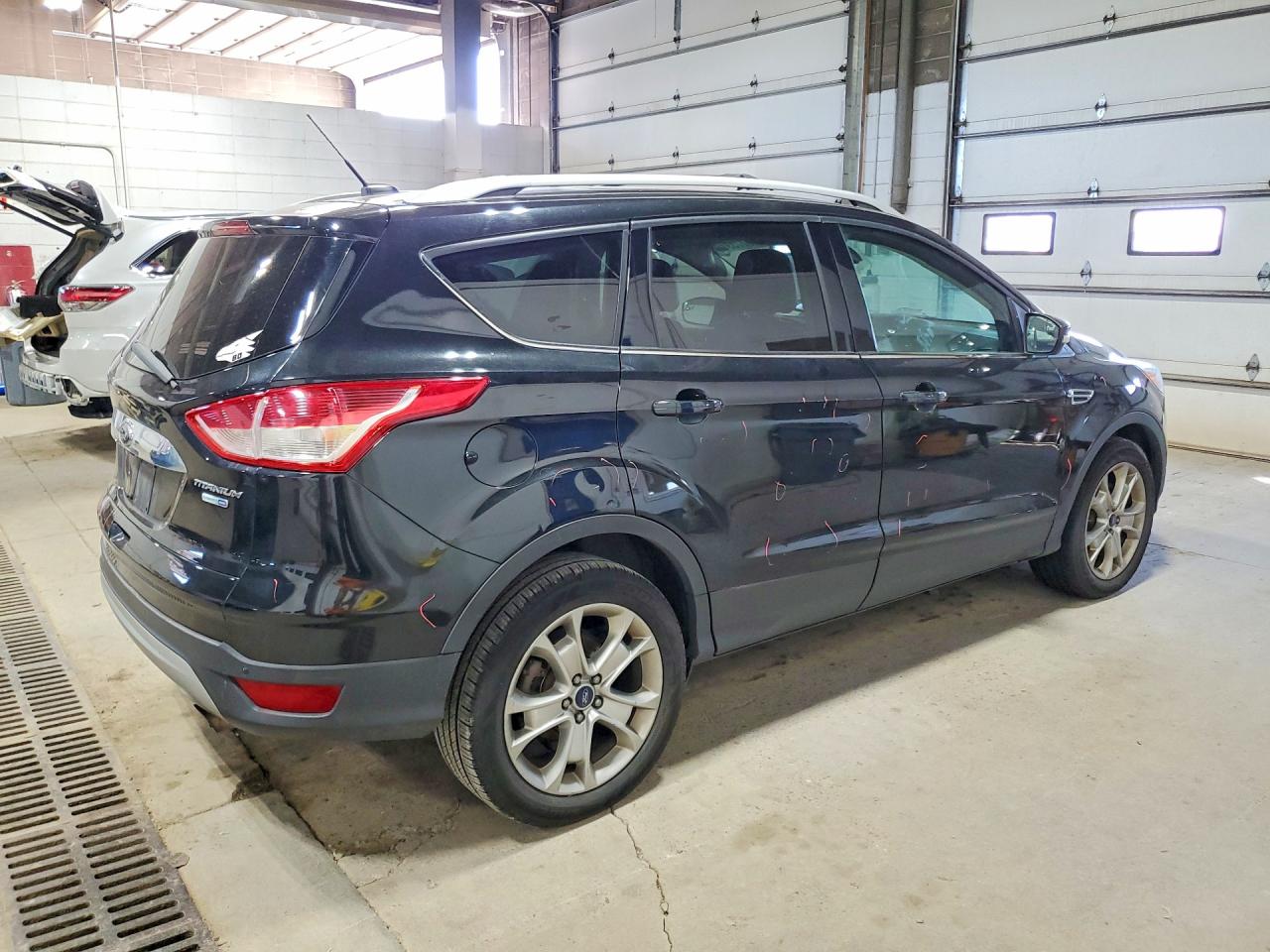 2014 Ford Escape Titanium Gray vin: 1FMCU9JX6EUB46965