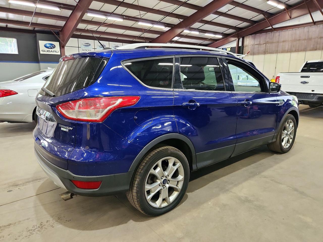 2014 Ford Escape Titanium Blue vin: 1FMCU9JX6EUD15270