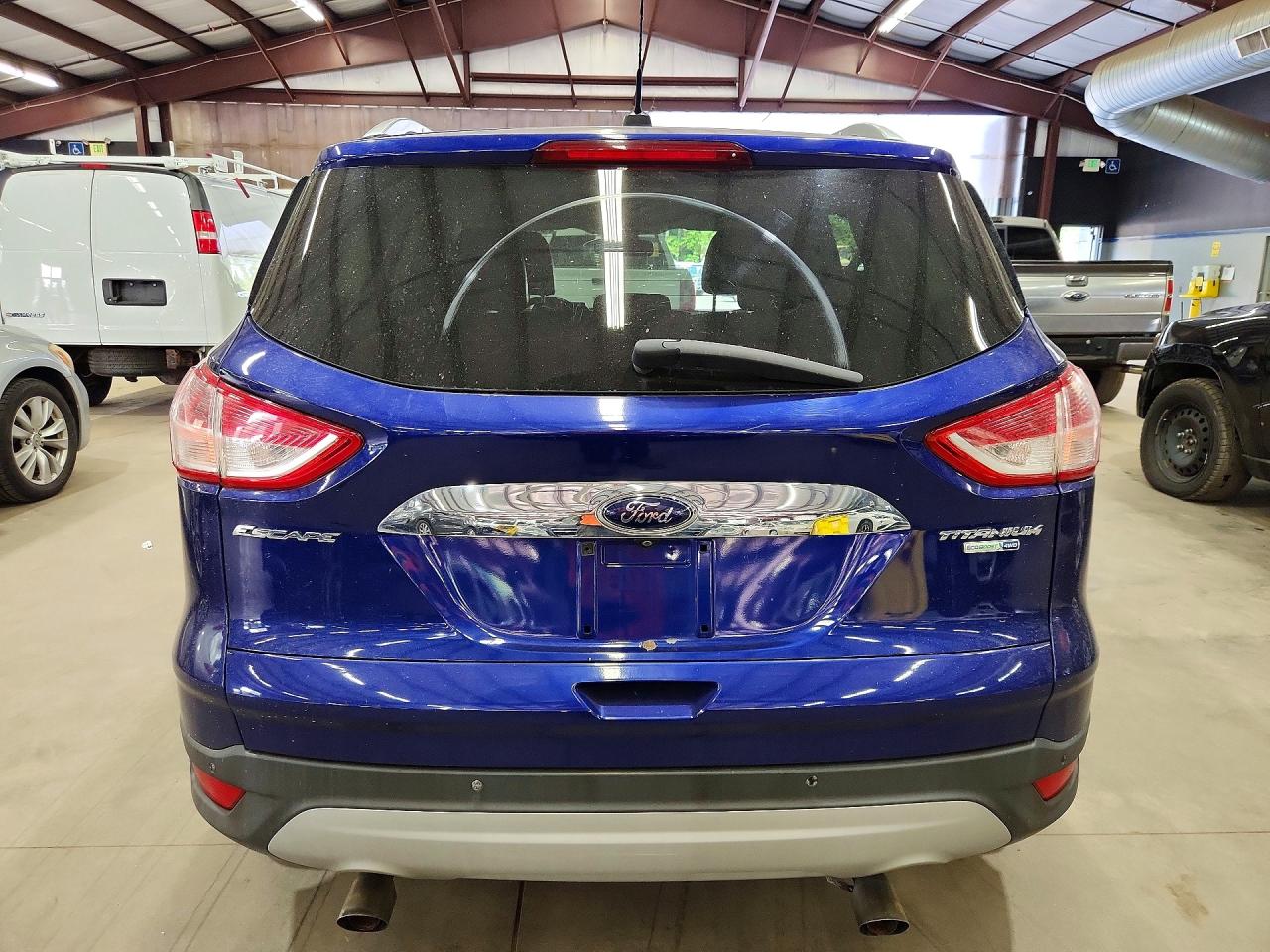 2014 Ford Escape Titanium Blue vin: 1FMCU9JX6EUD15270