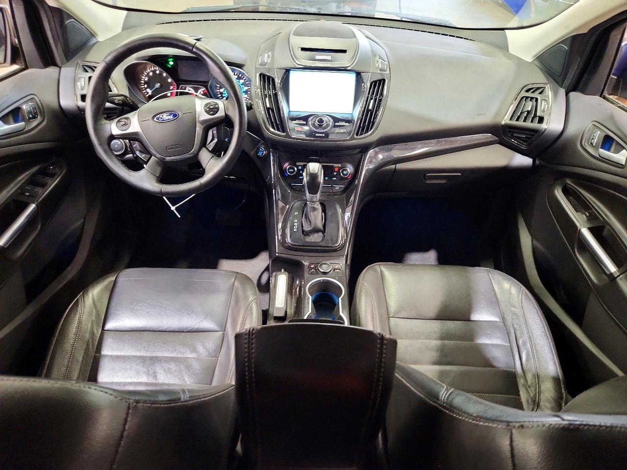 2014 Ford Escape Titanium Blue vin: 1FMCU9JX6EUD15270