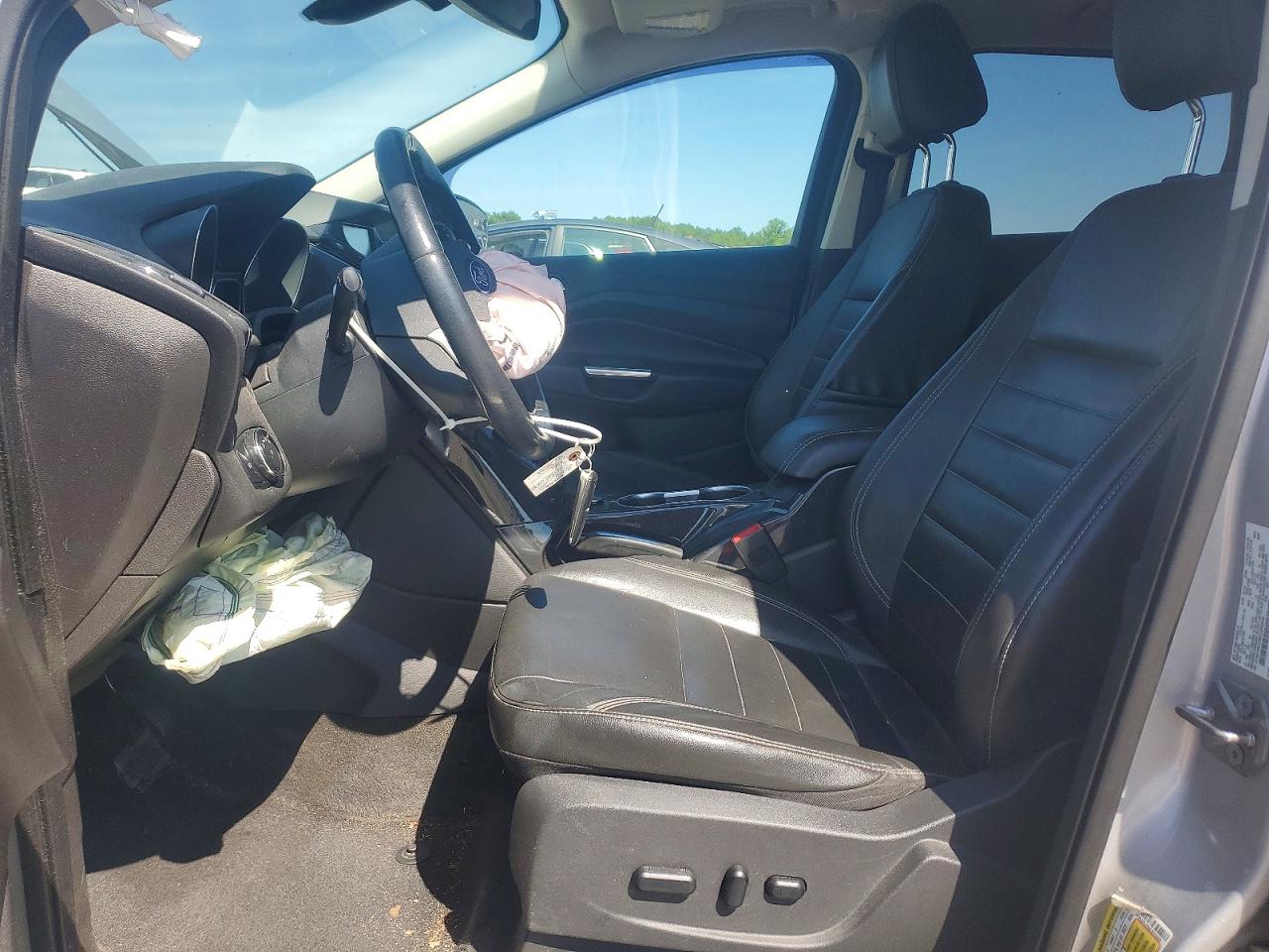 2014 Ford Escape Titanium Silver vin: 1FMCU9JX6EUD62606