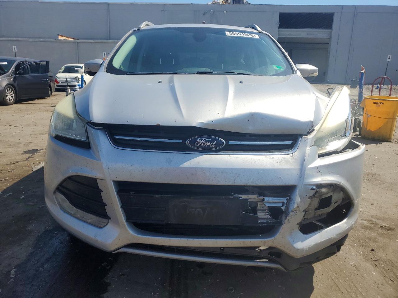 2014 Ford Escape Titanium Silver vin: 1FMCU9JX6EUD62606