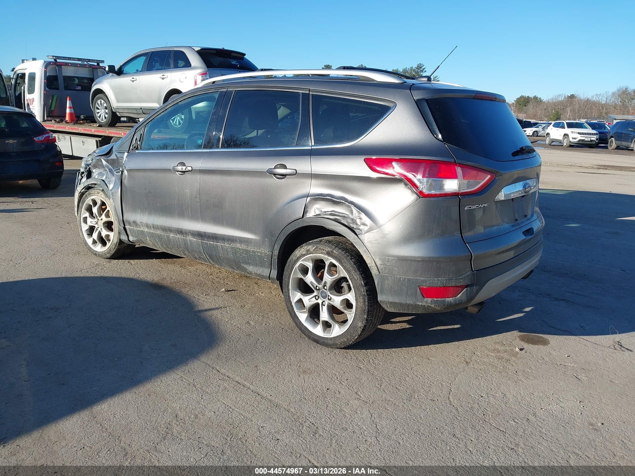 2014 Ford Escape Titanium Gray vin: 1FMCU9JX7EUA26138