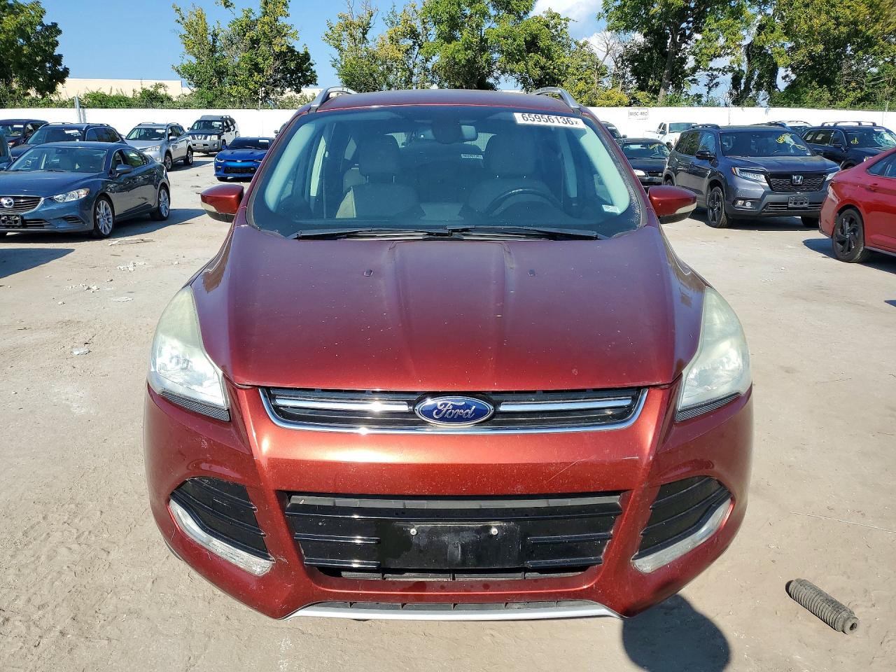 2014 Ford Escape Titanium Orange vin: 1FMCU9JX7EUB84804