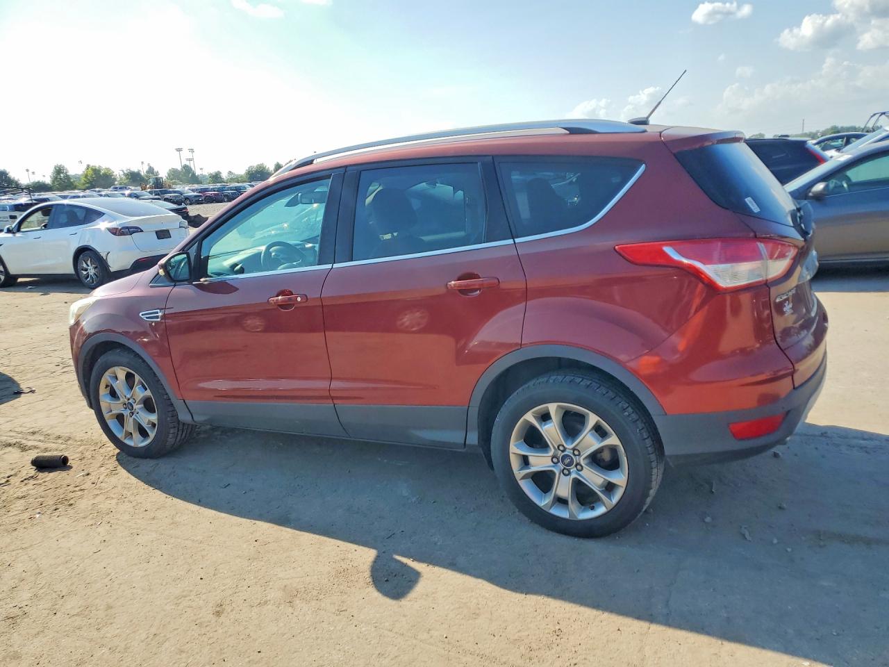 2014 Ford Escape Titanium Orange vin: 1FMCU9JX7EUB84804