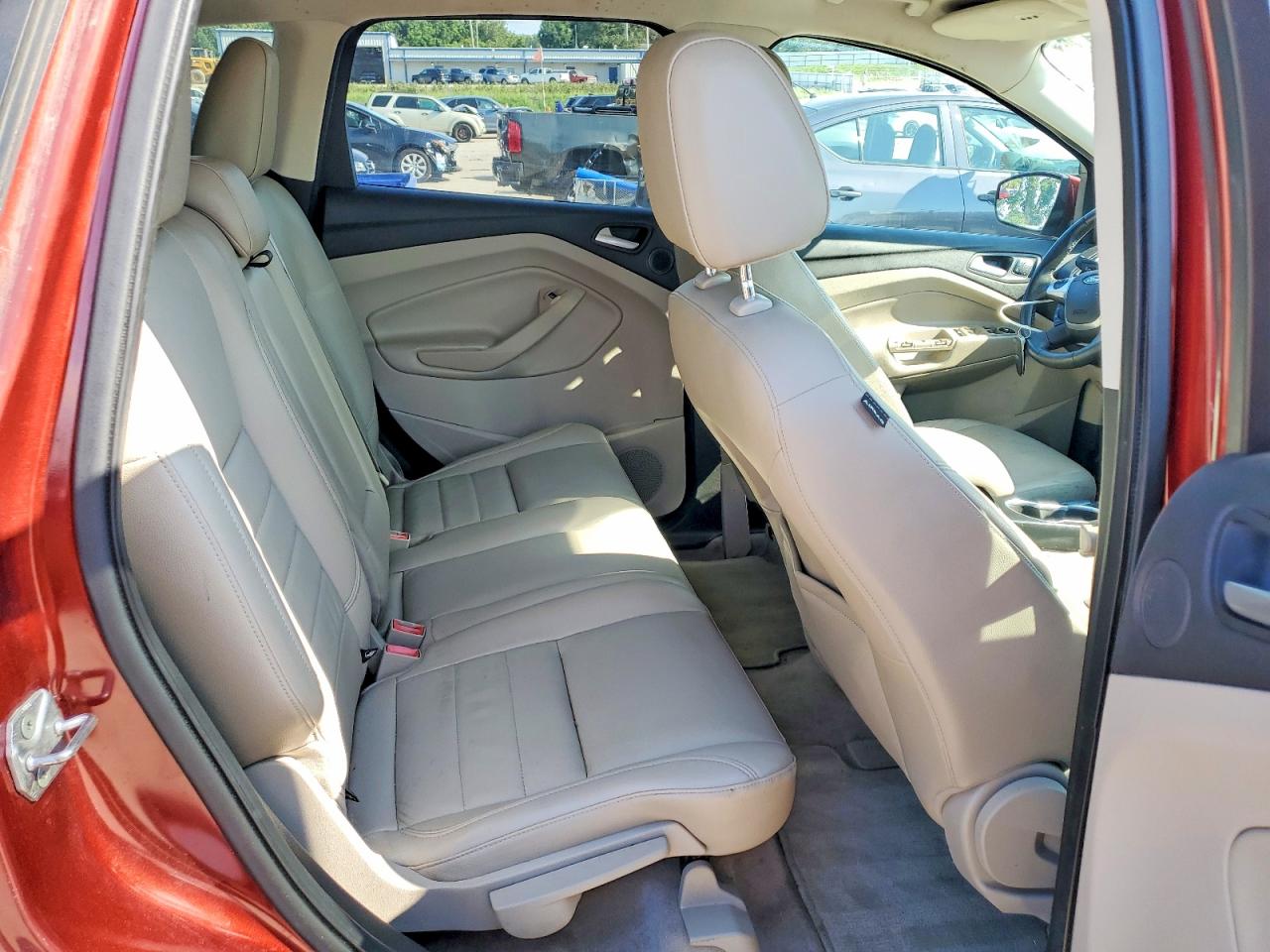 2014 Ford Escape Titanium Orange vin: 1FMCU9JX7EUB84804