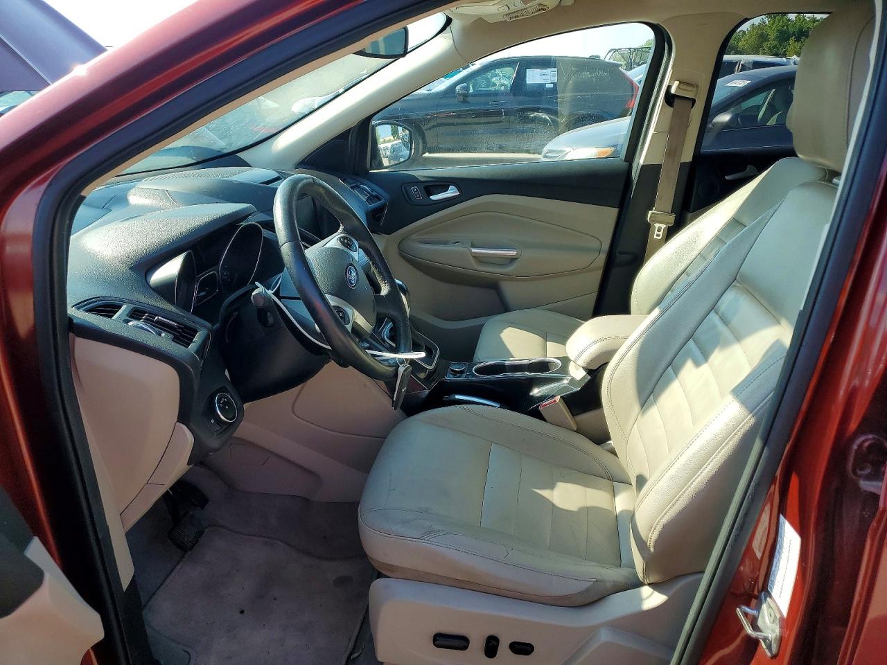 2014 Ford Escape Titanium Orange vin: 1FMCU9JX7EUB84804