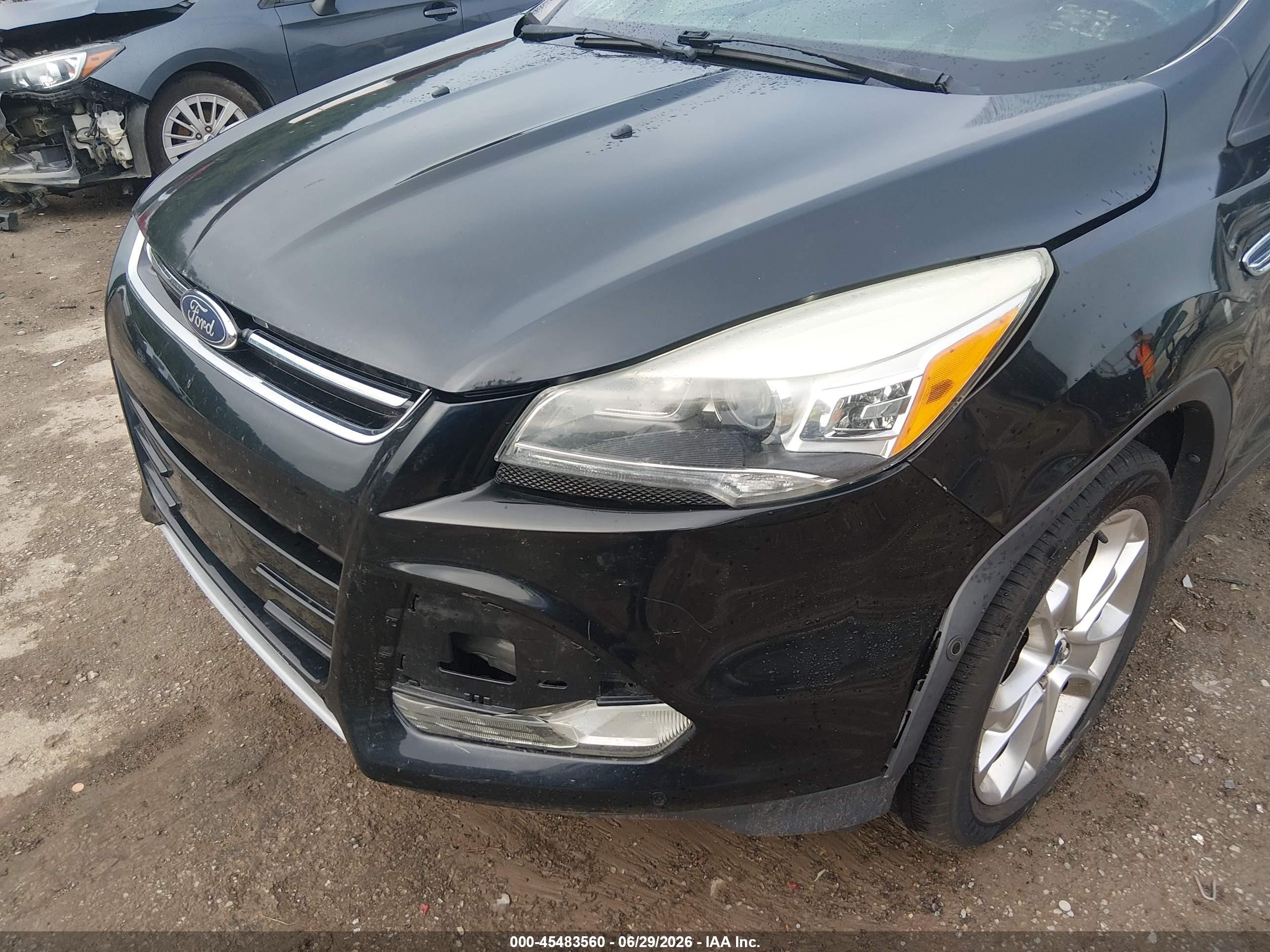 2014 Ford Escape Titanium Black vin: 1FMCU9JX7EUC17980