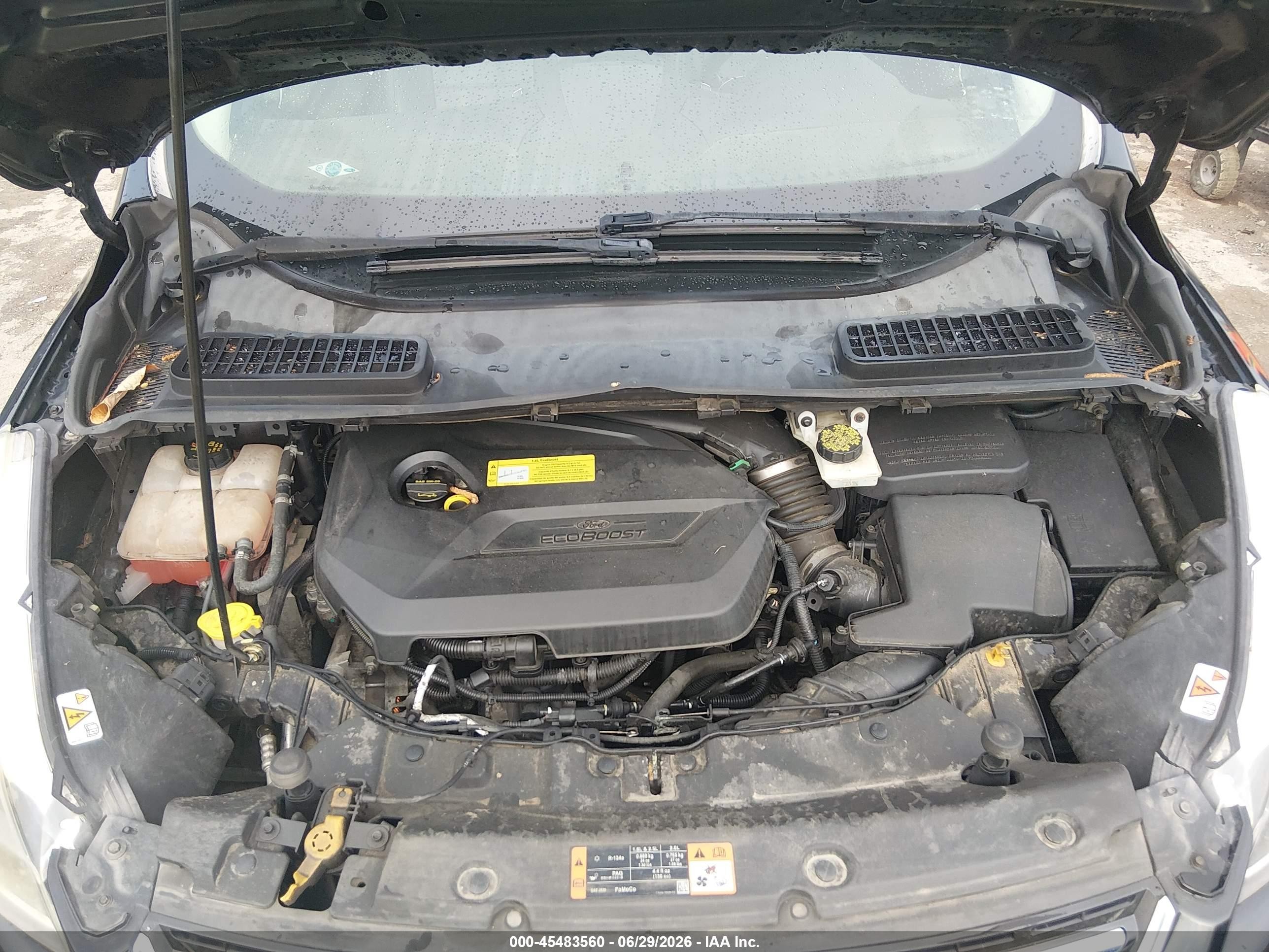 2014 Ford Escape Titanium Black vin: 1FMCU9JX7EUC17980