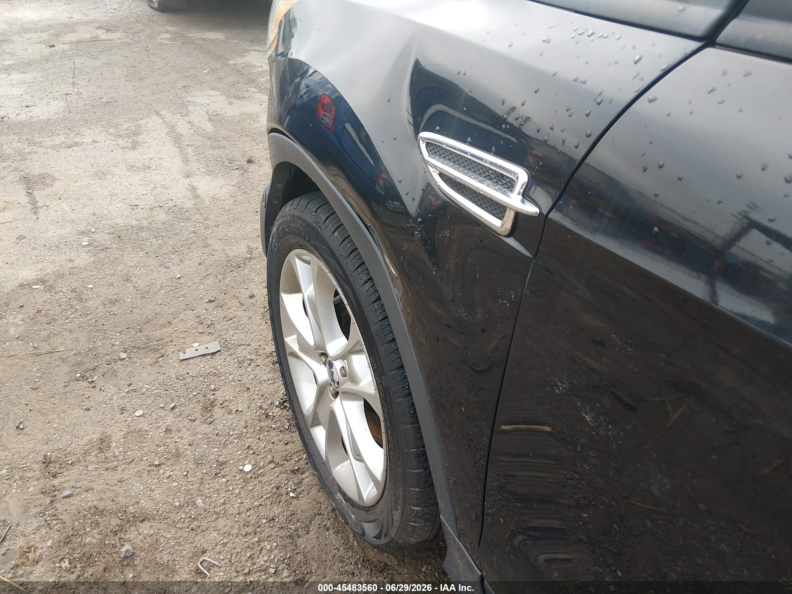 2014 Ford Escape Titanium Black vin: 1FMCU9JX7EUC17980