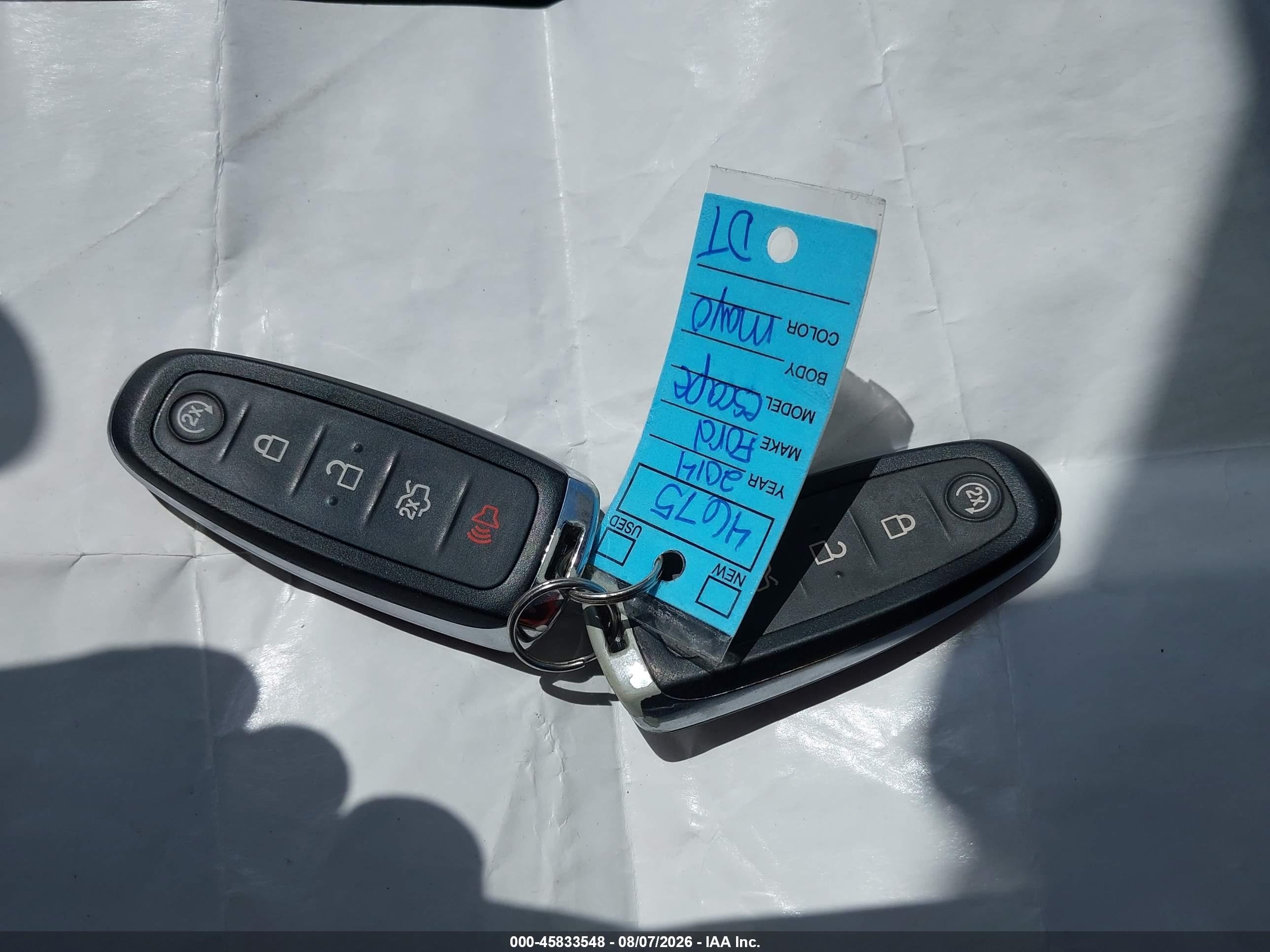 2014 Ford Escape Titanium Серебряный vin: 1FMCU9JX7EUC73711