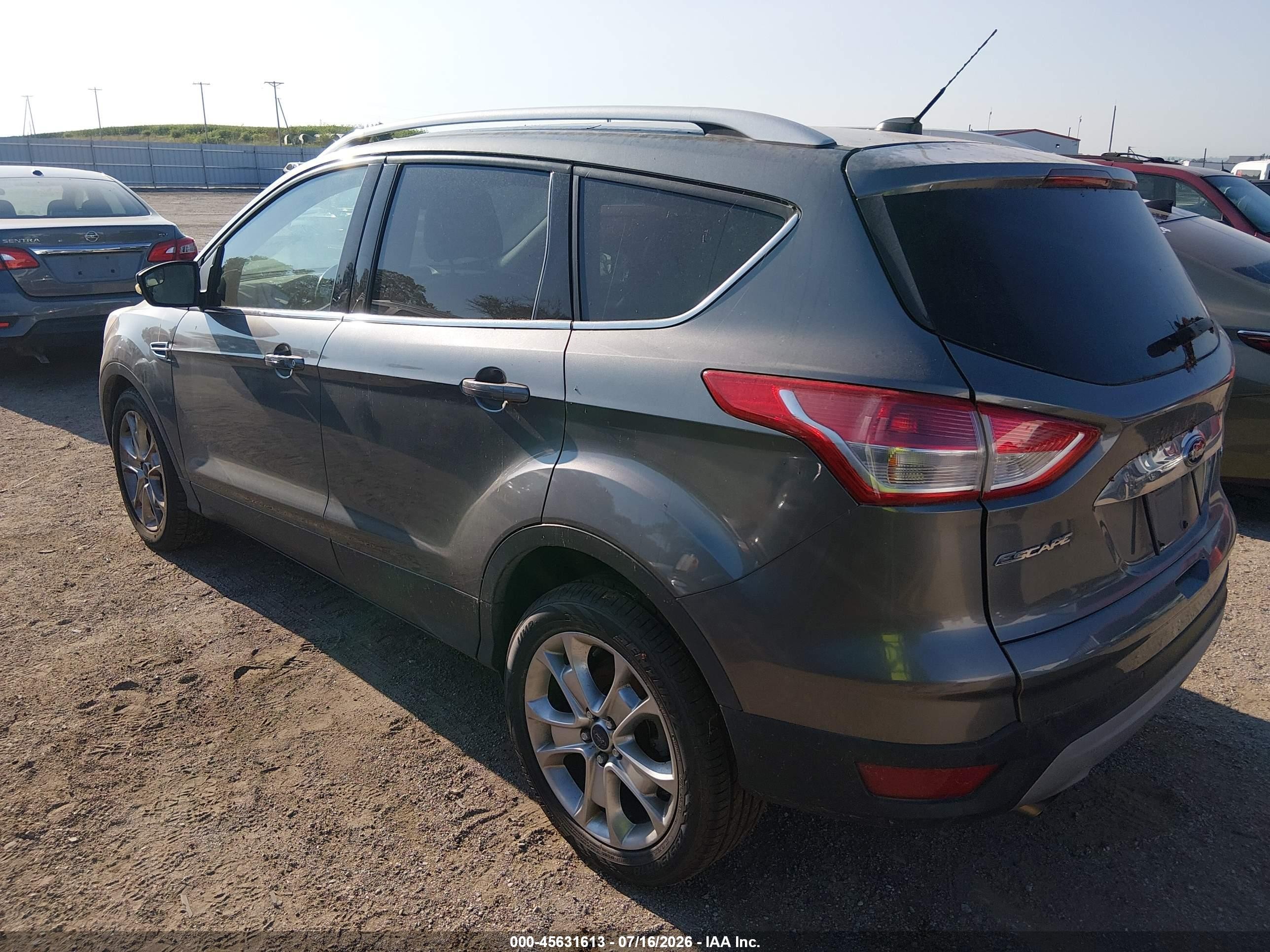 2014 Ford Escape Titanium Gray vin: 1FMCU9JX7EUD43952