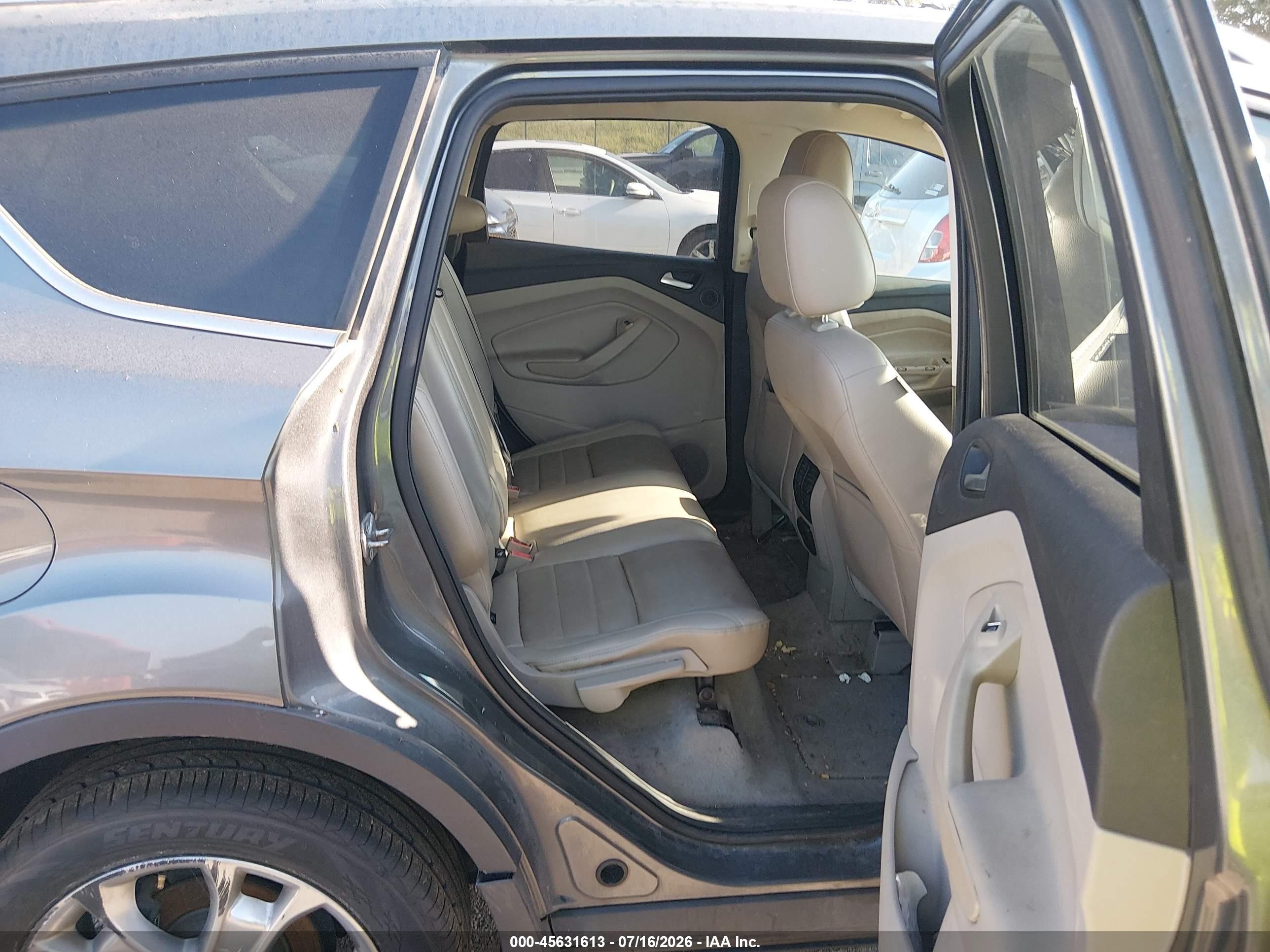 2014 Ford Escape Titanium Gray vin: 1FMCU9JX7EUD43952