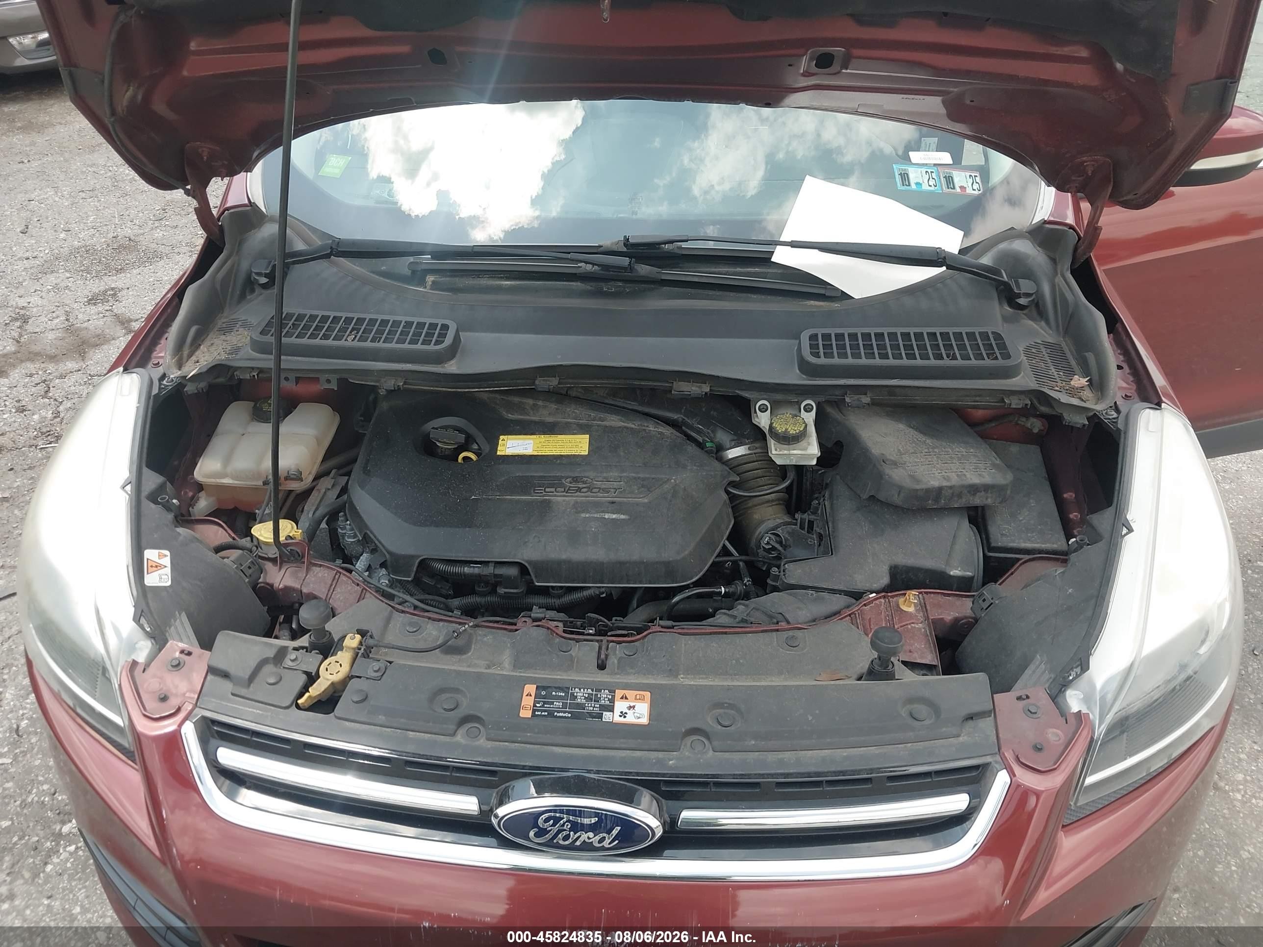 2015 Ford Escape Titanium Orange vin: 1FMCU9JX7FUB15273