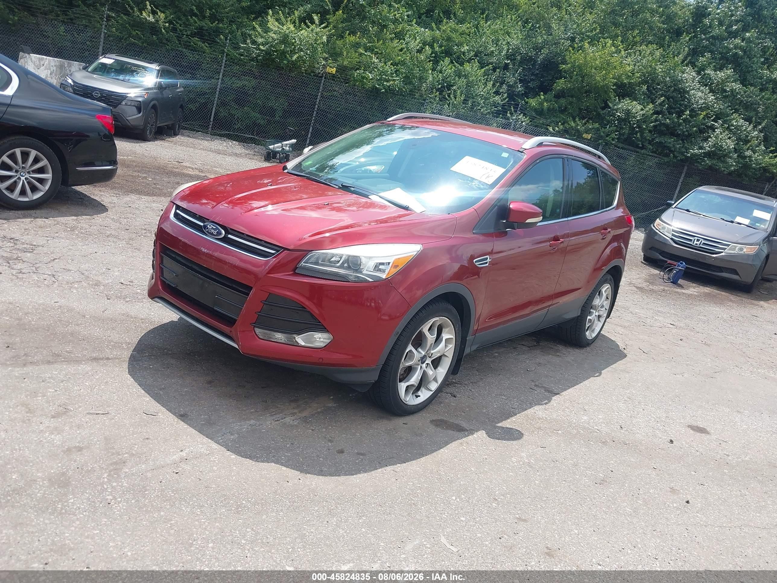2015 Ford Escape Titanium Orange vin: 1FMCU9JX7FUB15273