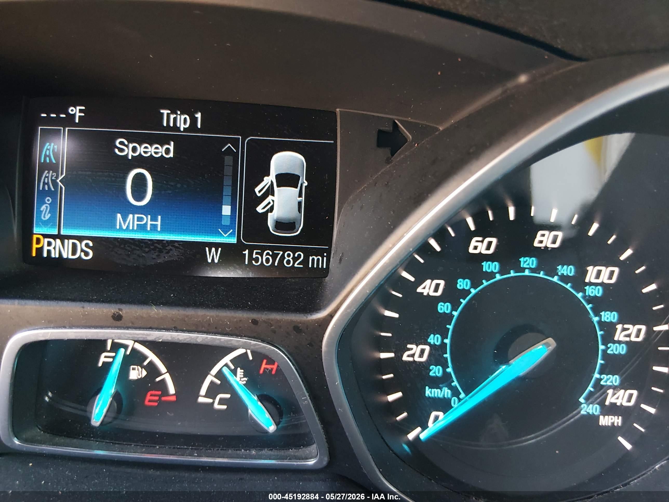 2015 Ford Escape Titanium White vin: 1FMCU9JX7FUC12666