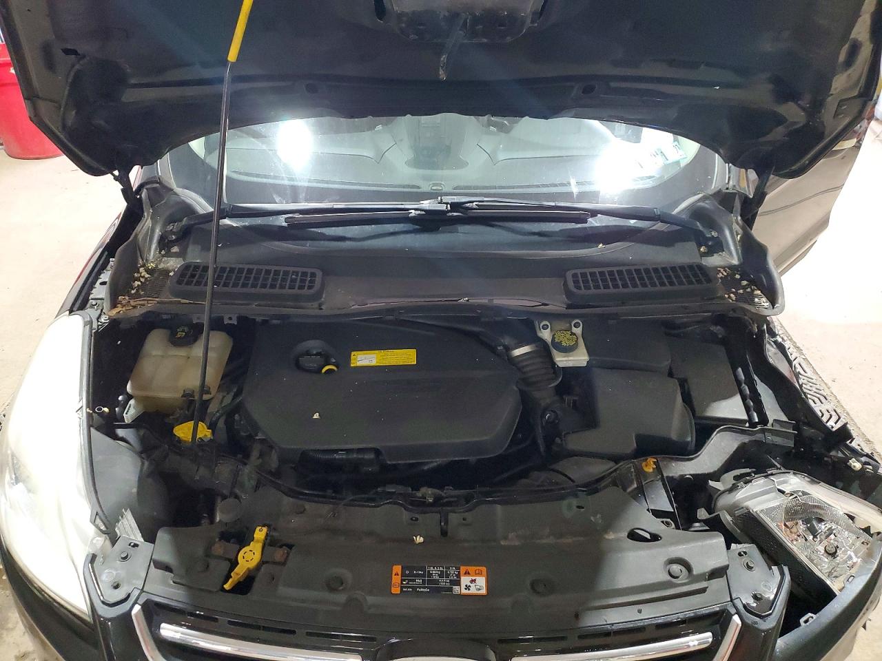 2015 Ford Escape Titanium Черный vin: 1FMCU9JX7FUC39544
