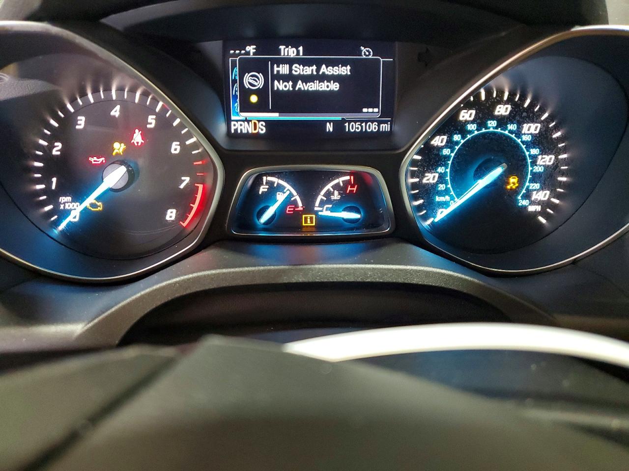 2015 Ford Escape Titanium Черный vin: 1FMCU9JX7FUC39544