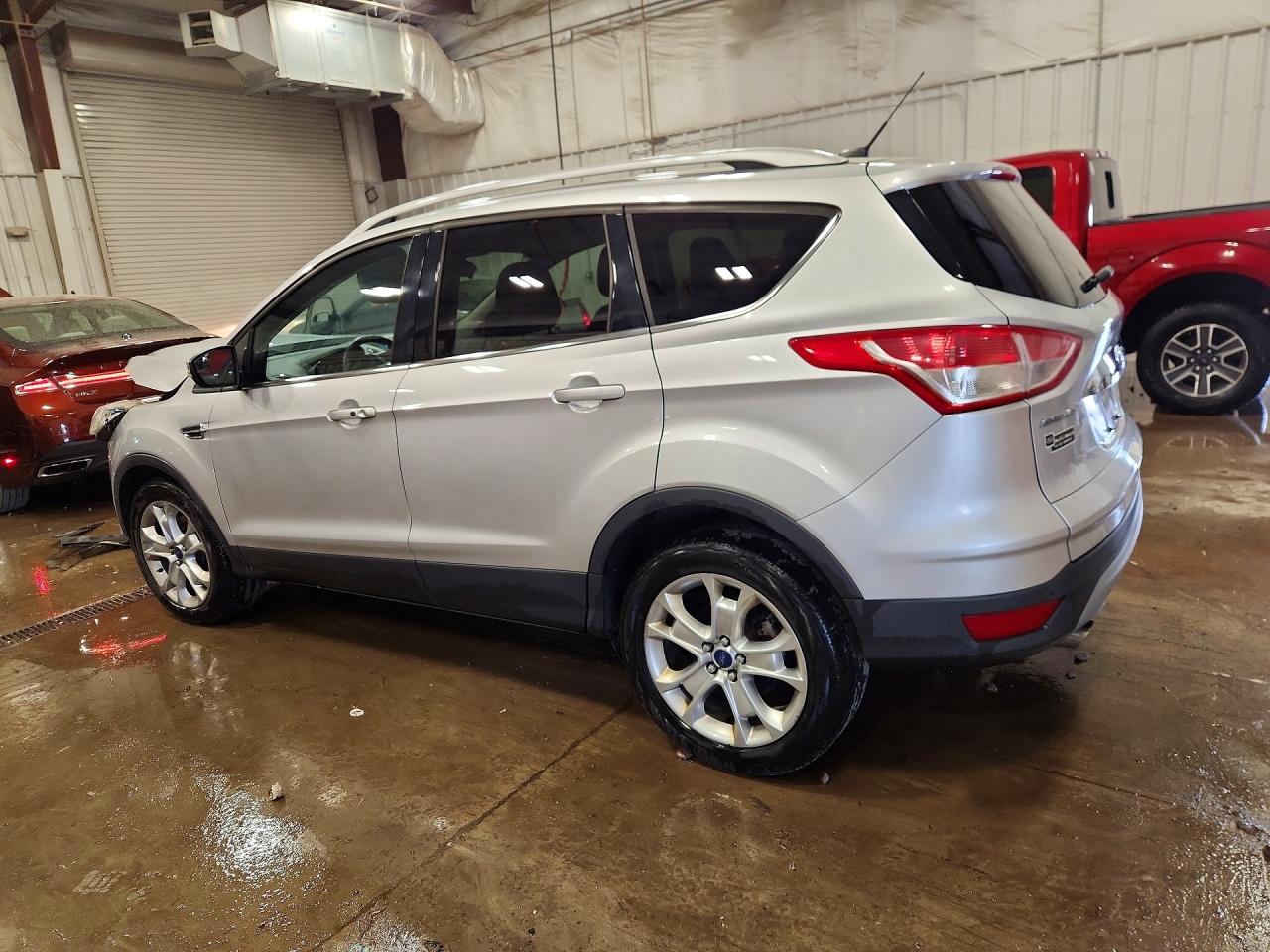 2015 Ford Escape Titanium Silver vin: 1FMCU9JX7FUC79624